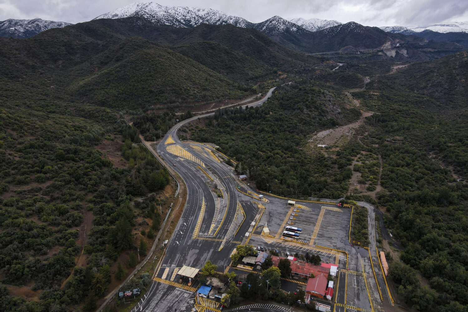 FILE - Aerial view of El Teniente copper mine, operated by Codelco, where a collapse killed one wor...