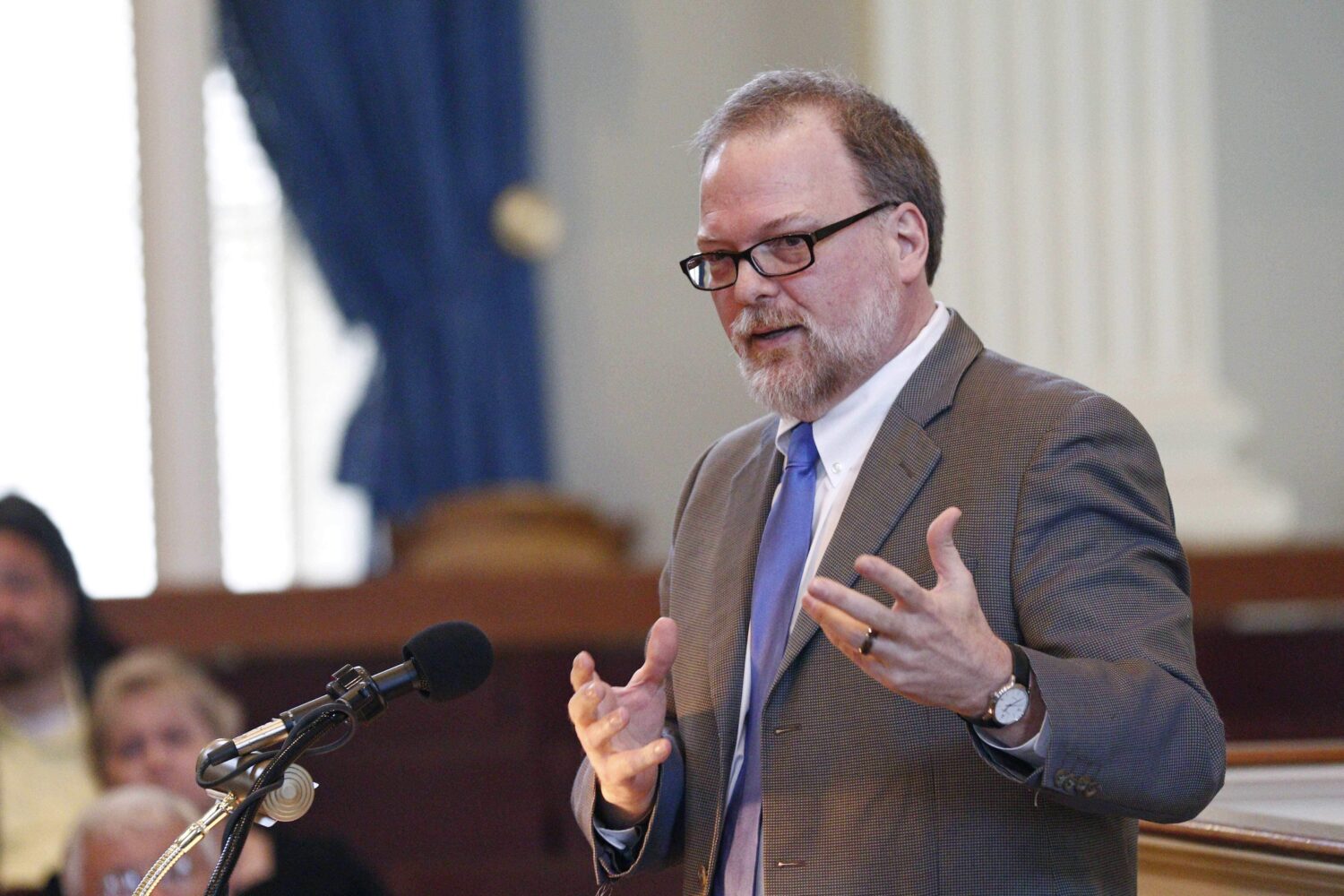 FILE - New York Times best-selling author Greg Iles of Natchez, Miss., states the need for a change...