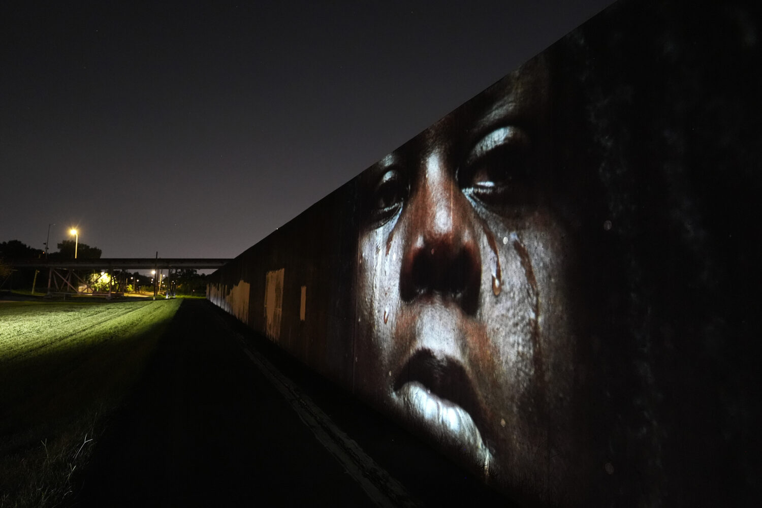 This photo of Leonard Thomas, 23, crying in the aftermath of Hurricane Katrina in New Orleans, take...