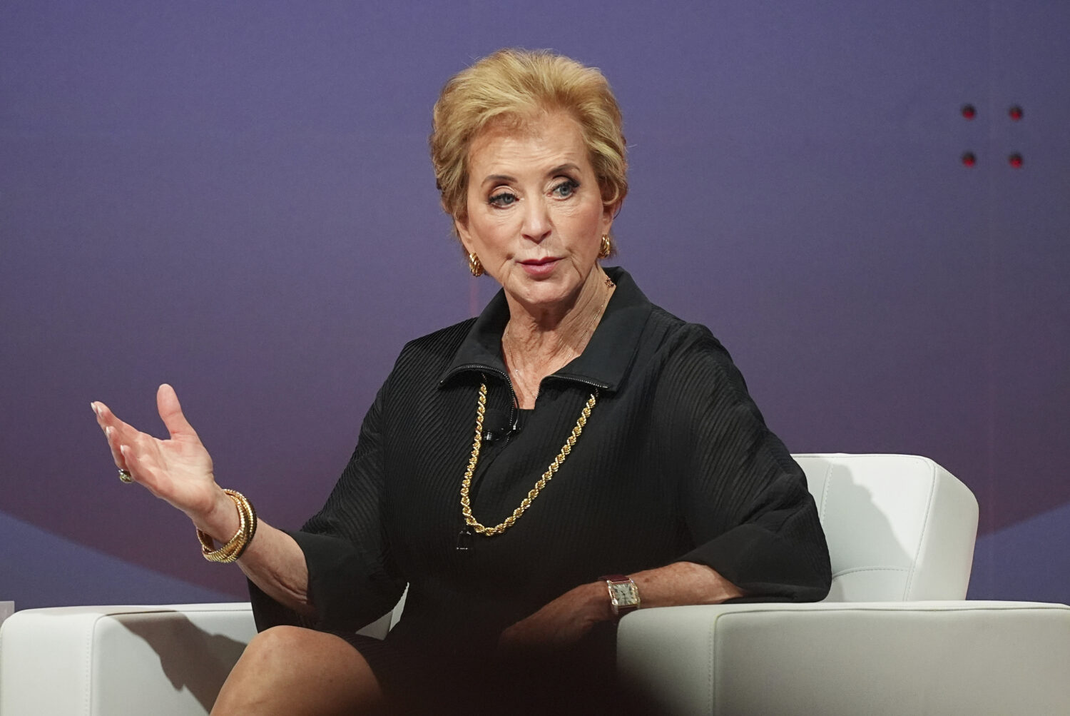 U.S. Secretary of Education Linda McMahon speaks during the summer meeting of the National Governor...