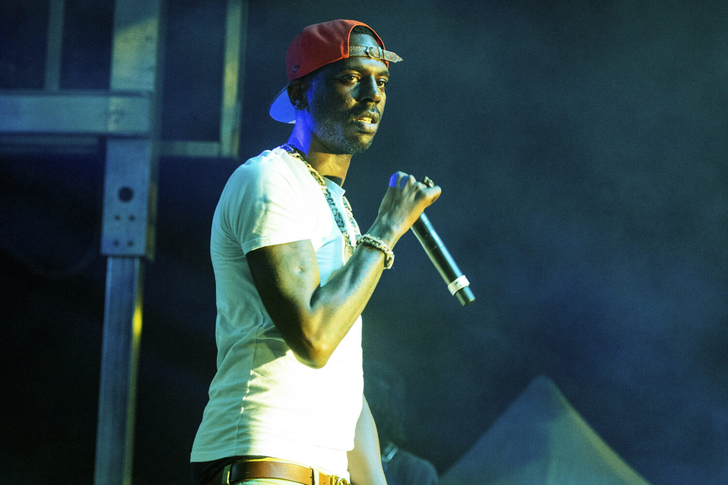 FILE - Young Dolph performs at The Parking Lot Concert in Atlanta on Aug. 23, 2020. (Photo by Paul ...