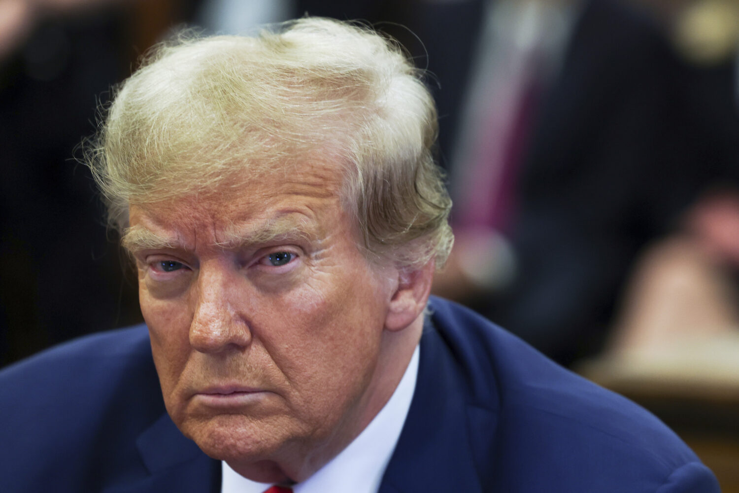 FILE - Former President Donald Trump attends the closing arguments in the Trump Organization civil ...
