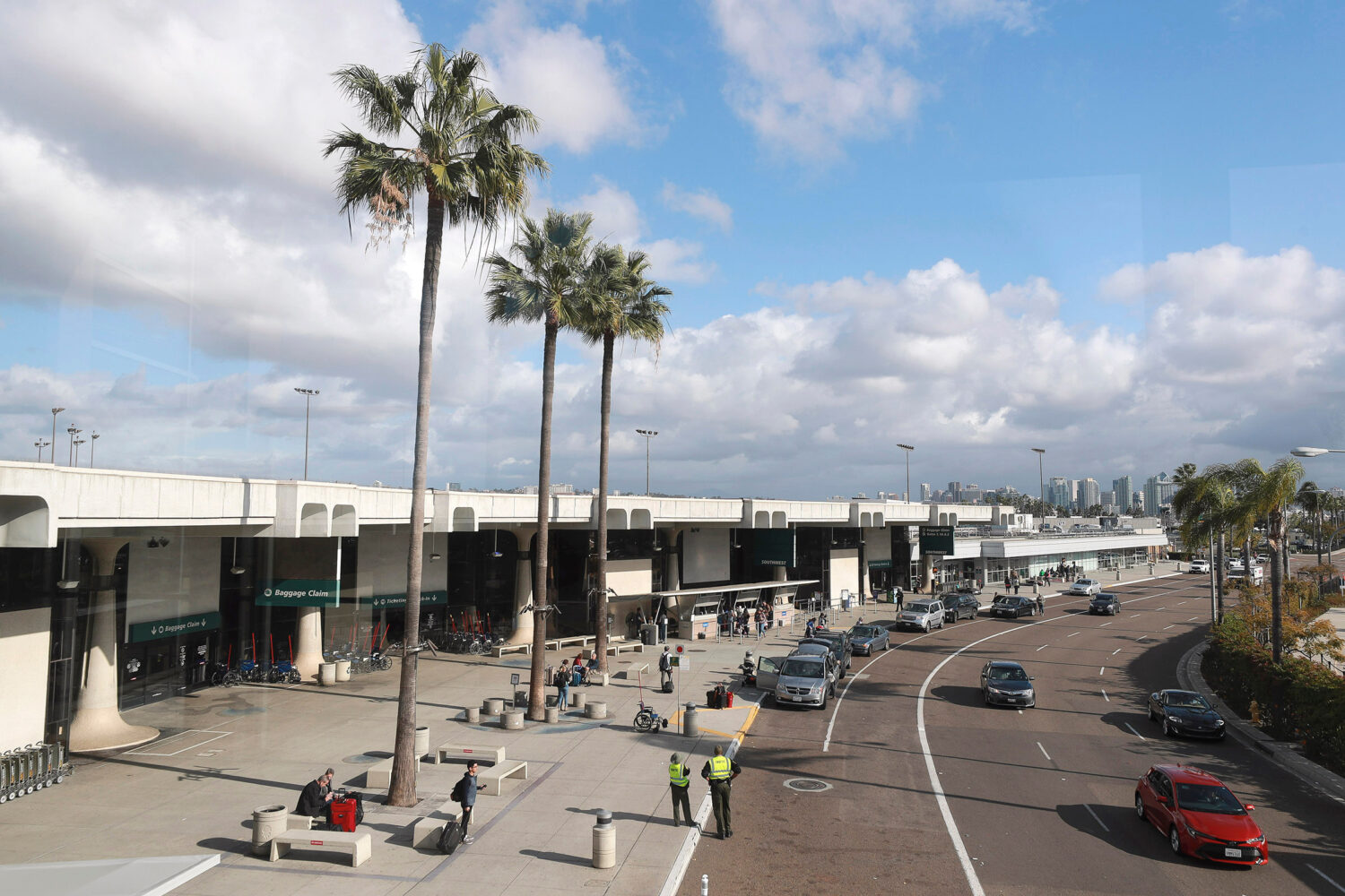 FILE - Terminal 1 is seen at the San Diego International Airport on Jan. 9, 2020, in San Diego. (Ha...