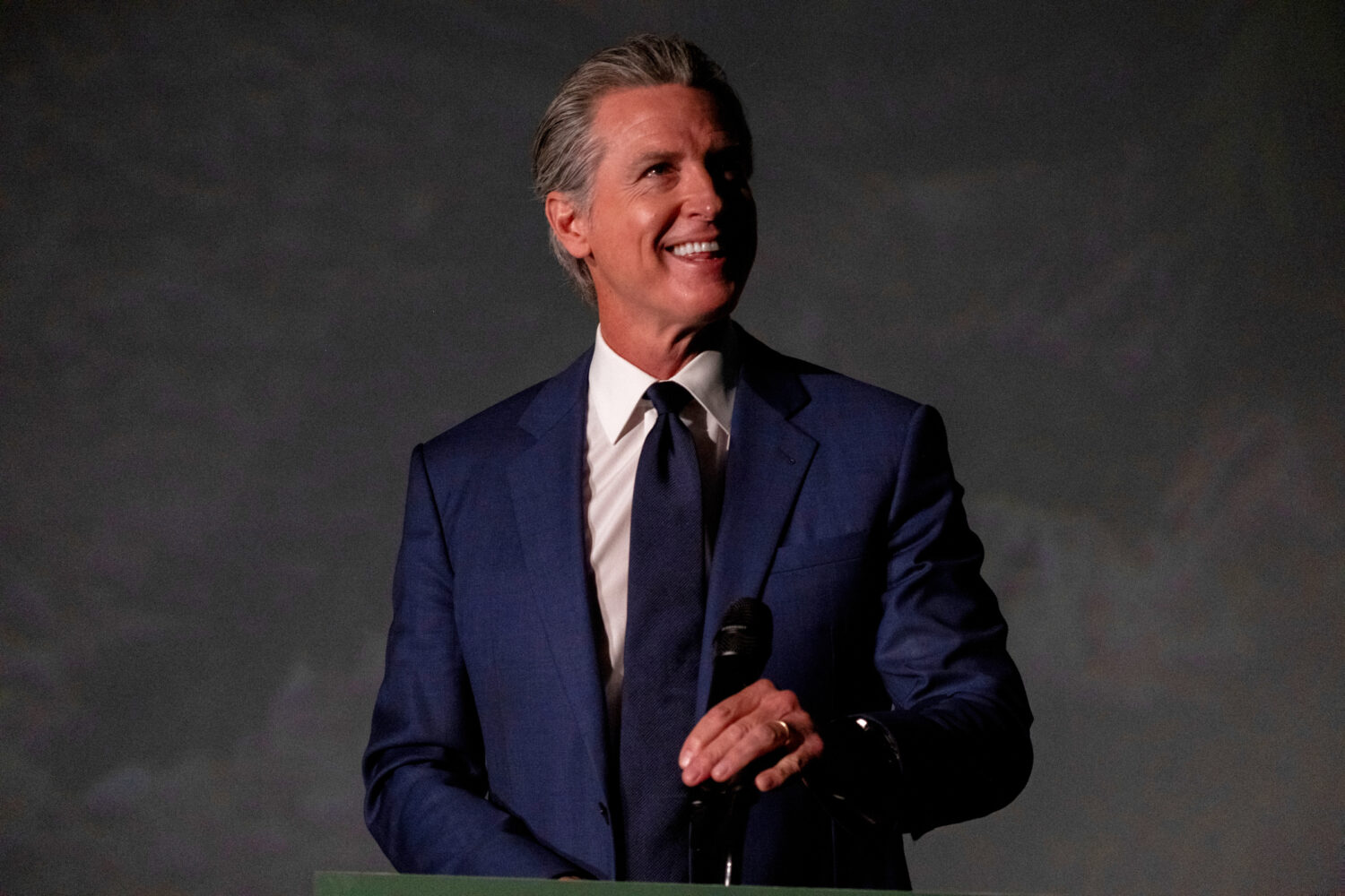 California Gov. Gavin Newsom hosts a press conference and signs a slew of climate initiative bills ...