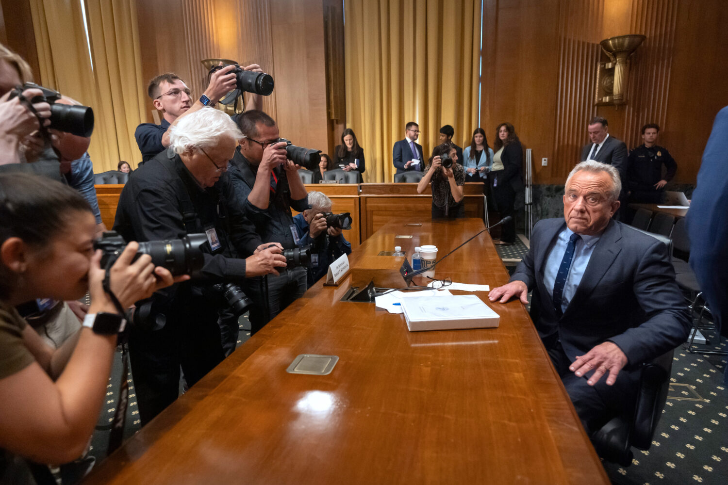 Secretary of Health and Human Services Robert F. Kennedy Jr., appears before the Senate Finance Com...