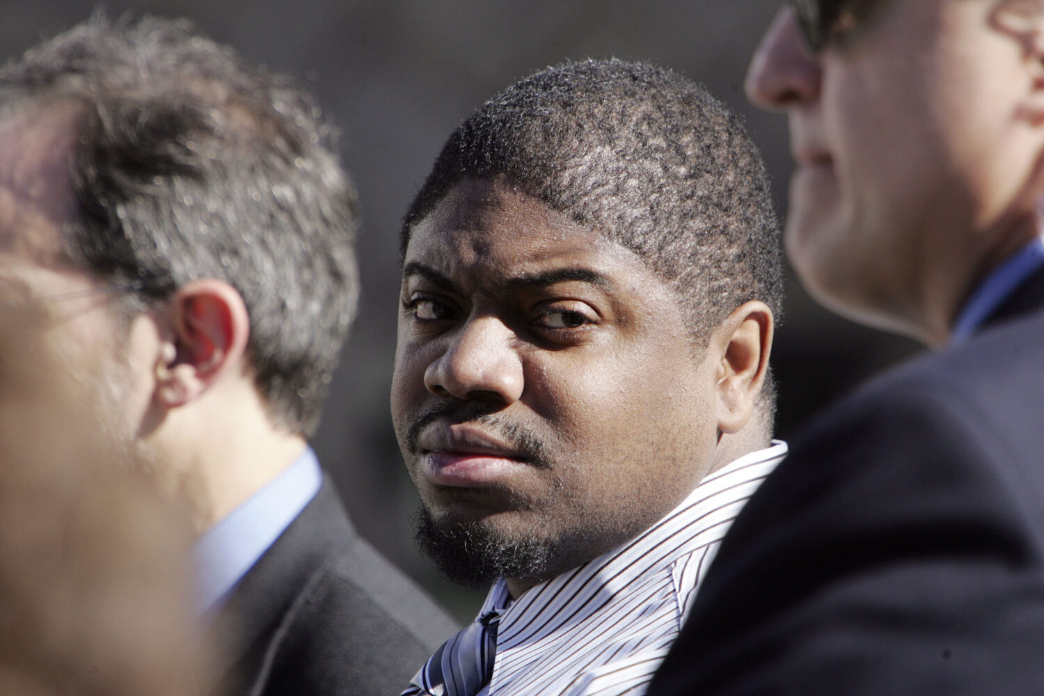 FILE - In this photo taken Monday Oct. 20, 2008 of Michael Addison seen at the start of his trial i...