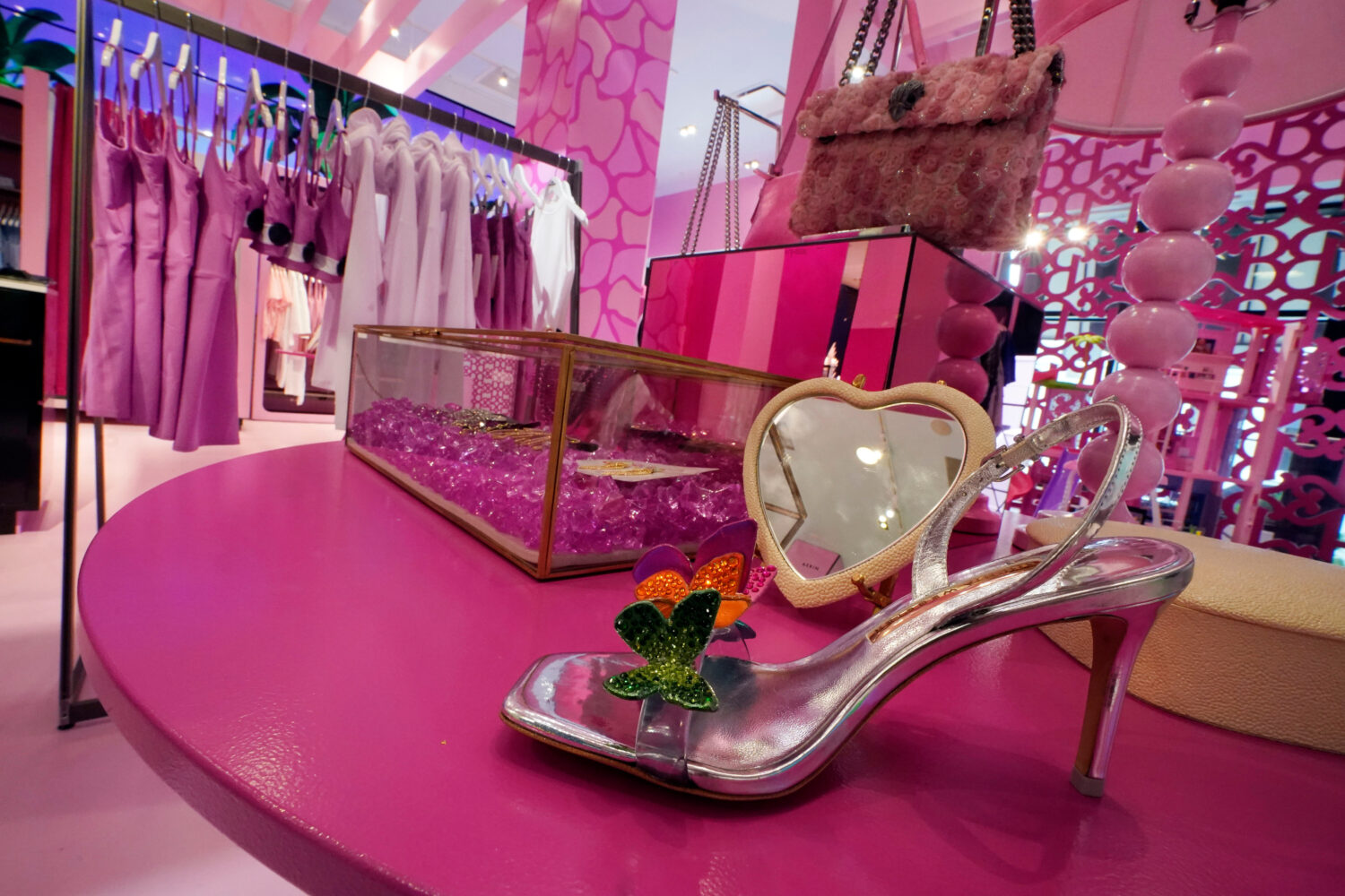 FILE - Barbie-themed merchandise is displayed in a special section at Bloomingdale's, in New York, ...