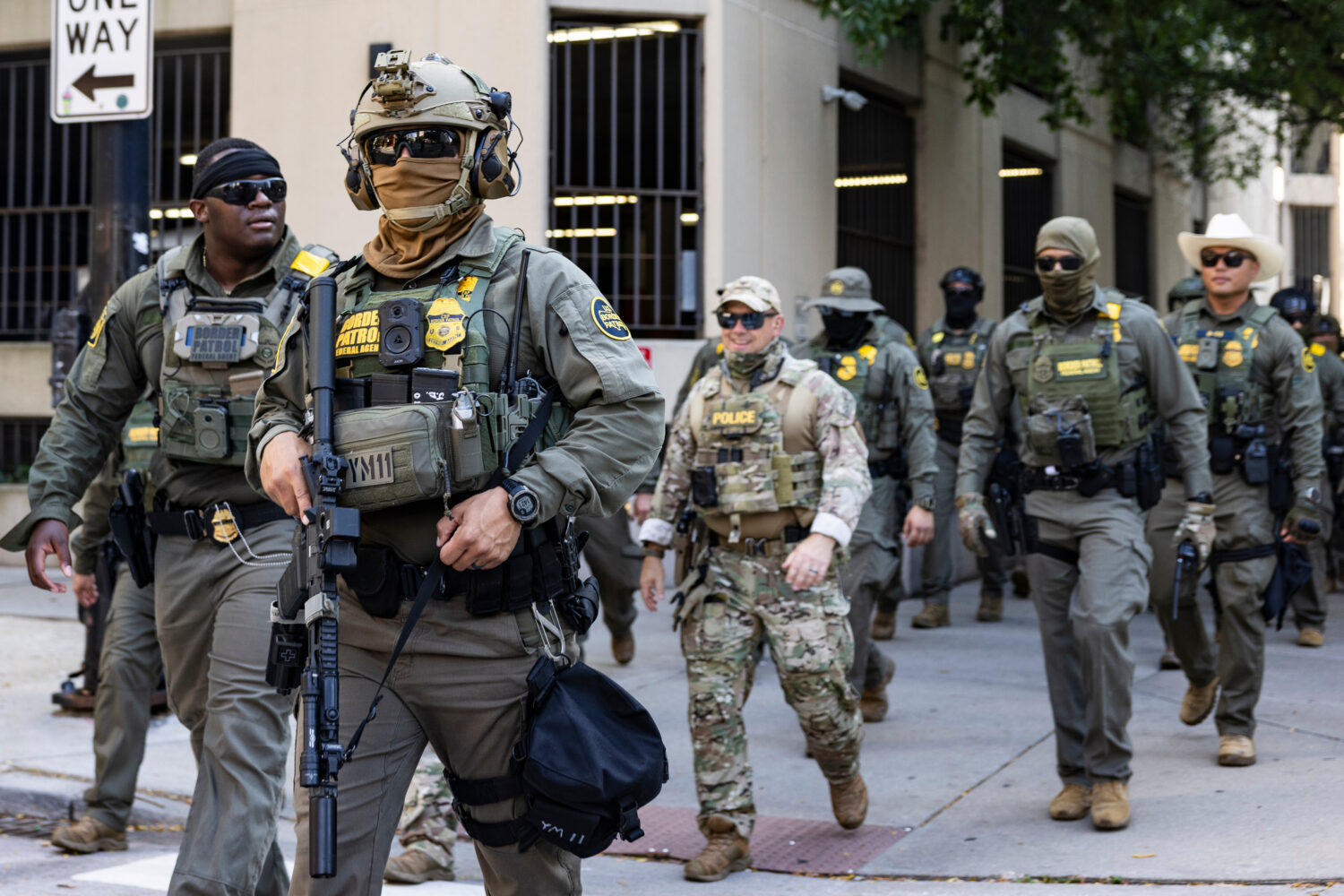 Federal agents from U.S. Immigration and Customs Enforcement and U.S. Customs and Border Protection...