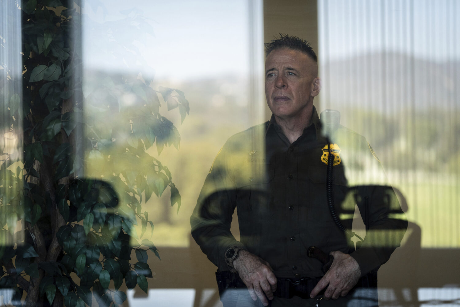 Gregory Bovino, chief patrol agent of the U.S. Border Patrol's El Centro Sector, poses for a photo ...