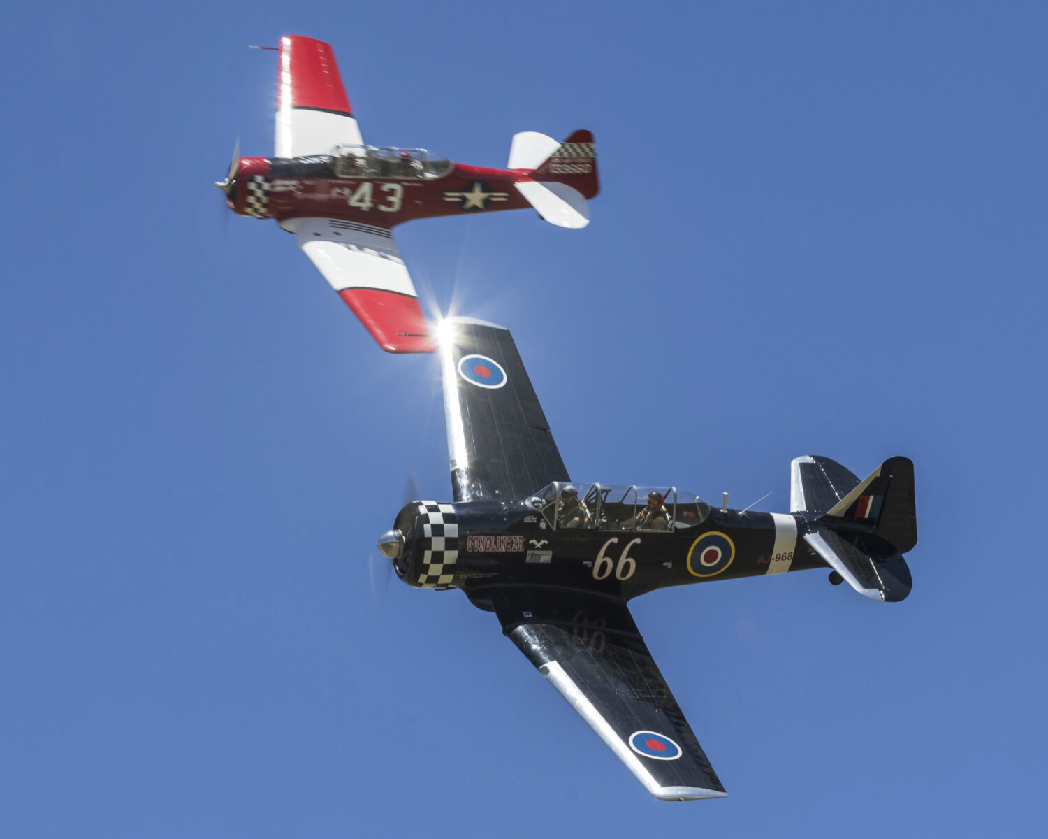 Pilots of military training planes prepare for future competition on May 21, 2025, in Roswell, N.M....