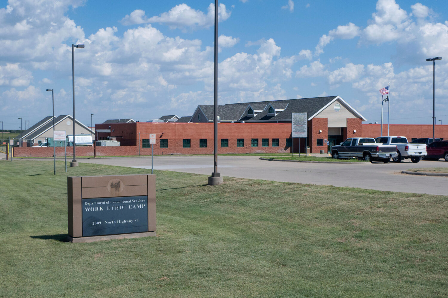 The McCook Work Ethic Camp is seen in McCook, Neb., on Aug. 20, 2025. (Brigham Larington/McCook Gaz...