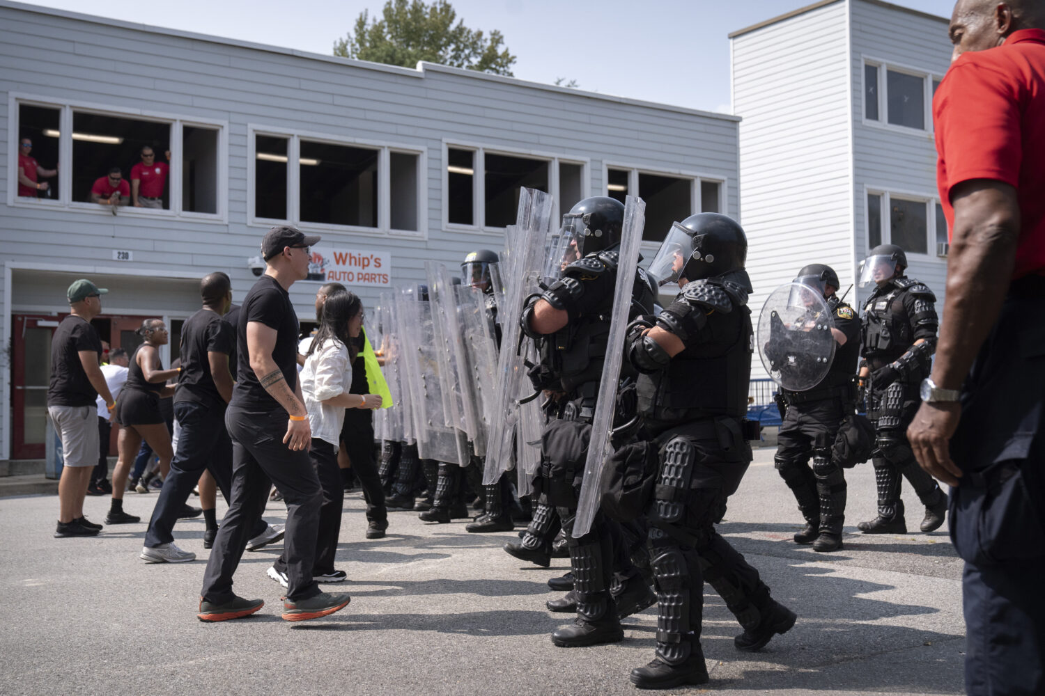 During a training exercise involving local and federal law enforcement organized by the U.S. Capito...