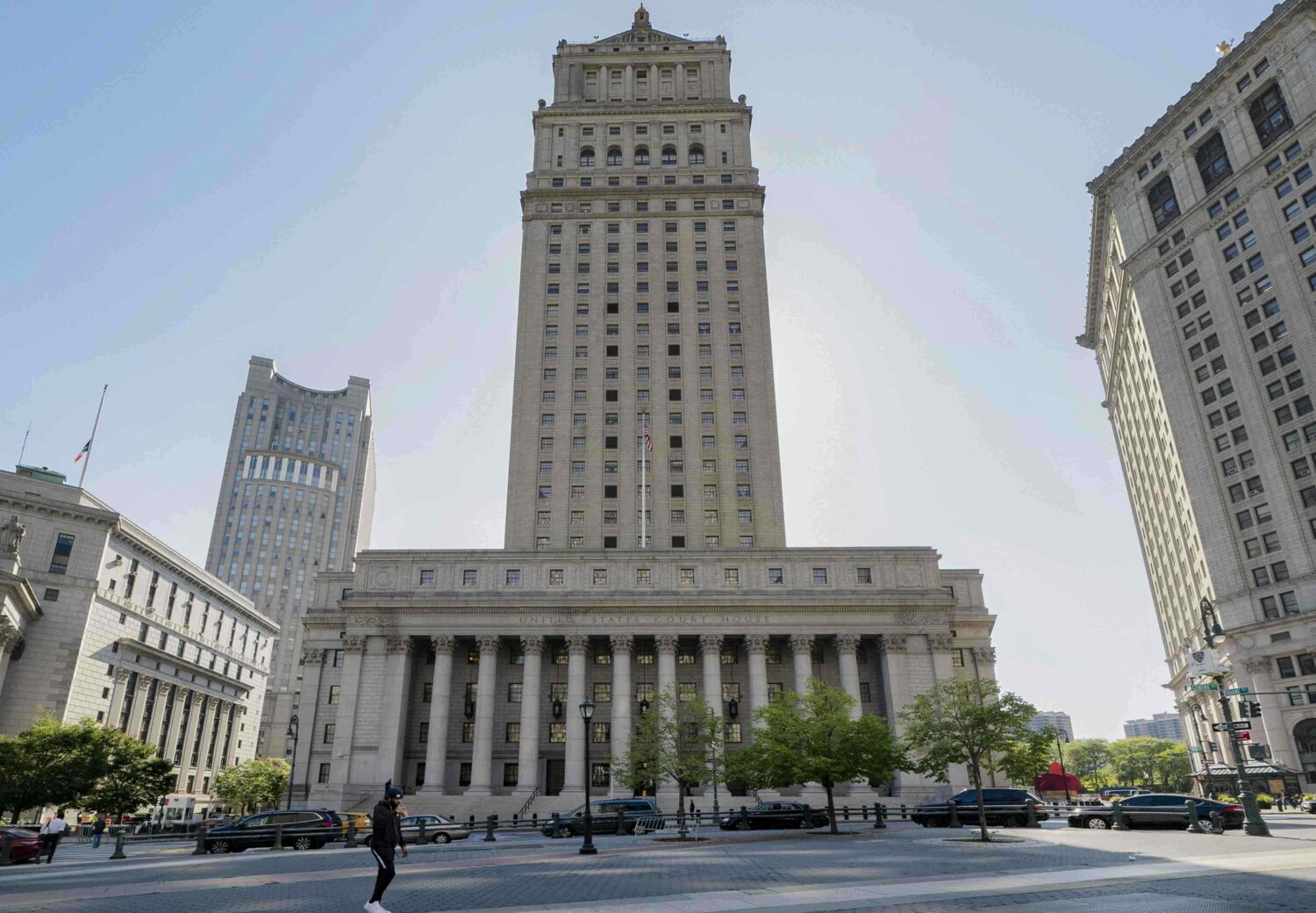 FILE - A view of the Thurgood Marshall U.S. Courthouse in Manhattan, N.Y., where the Second Circuit...