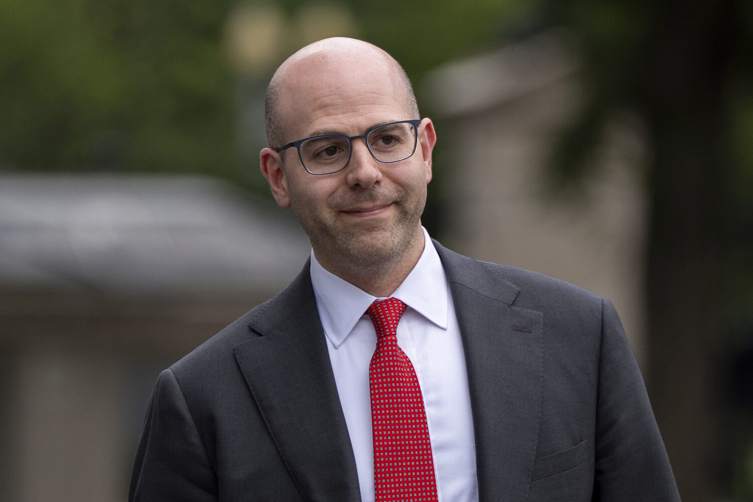 FILE - Stephen Miran, chairman of the Council of Economic Advisors, walks at the White House, June ...