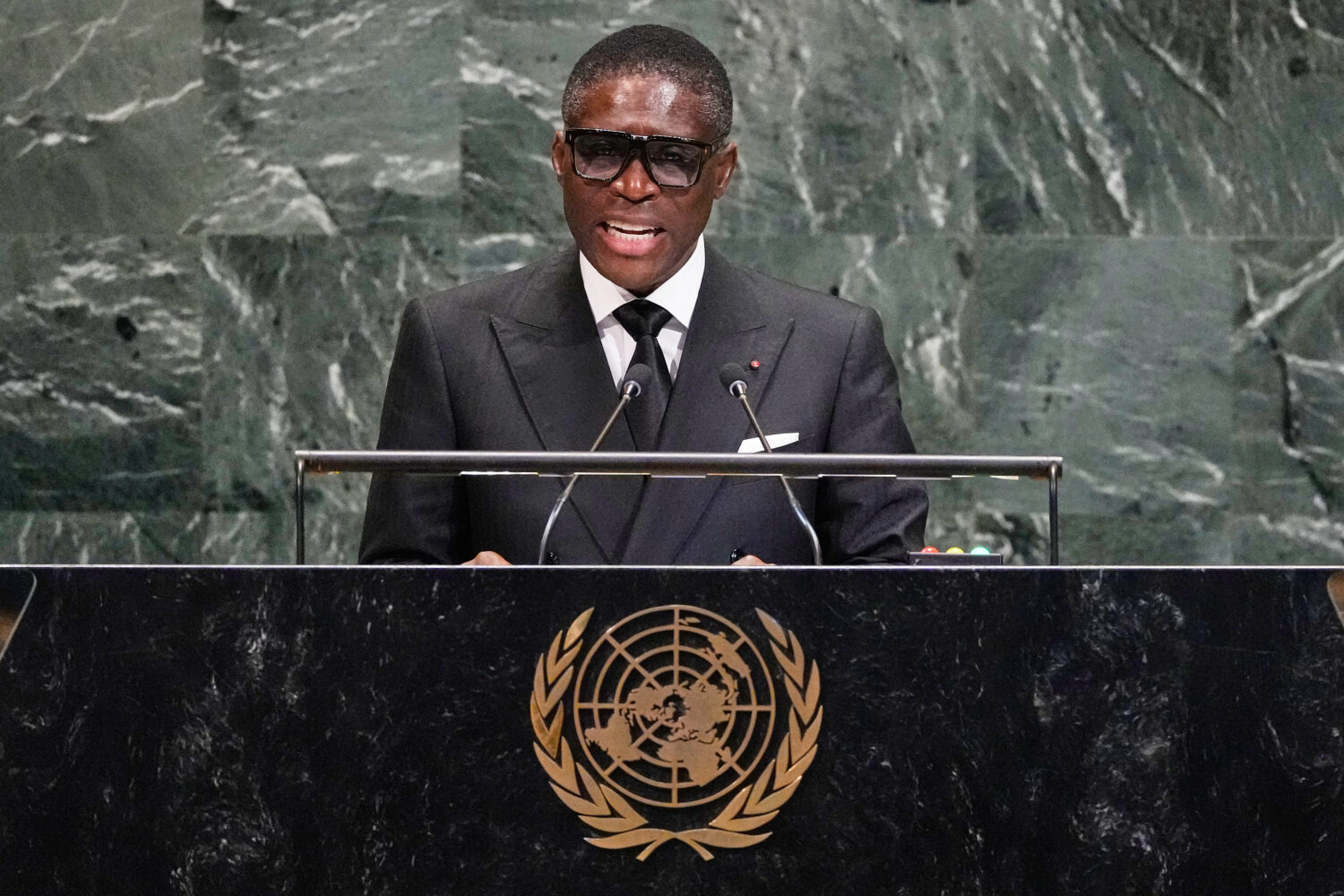 Equatorial Guinea Vice President Teodoro Nguema Obiang Mangue addresses the 80th session of the Uni...