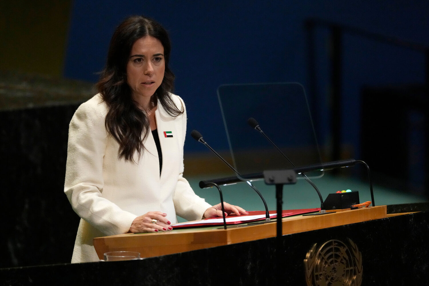 Minister for Foreign Affairs of the United Arab Emirates Lana Nusseibeh addresses the 80th session ...