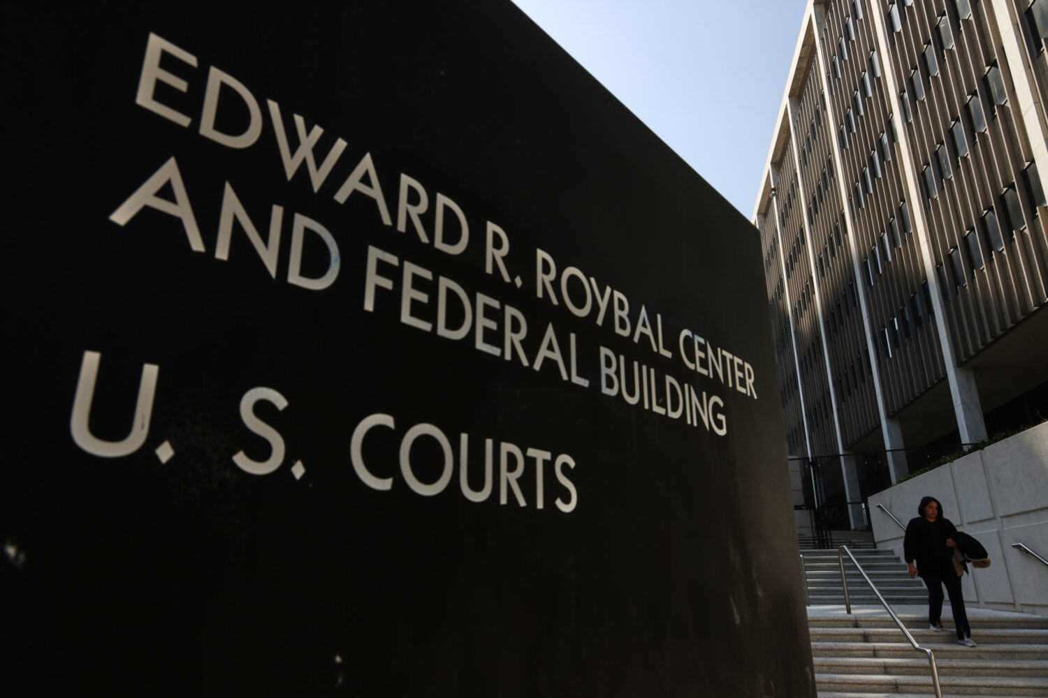 The Edward R. Roybal Center and Federal Building is seen Wednesday, Oct. 22, 2025, in Los Angeles. ...