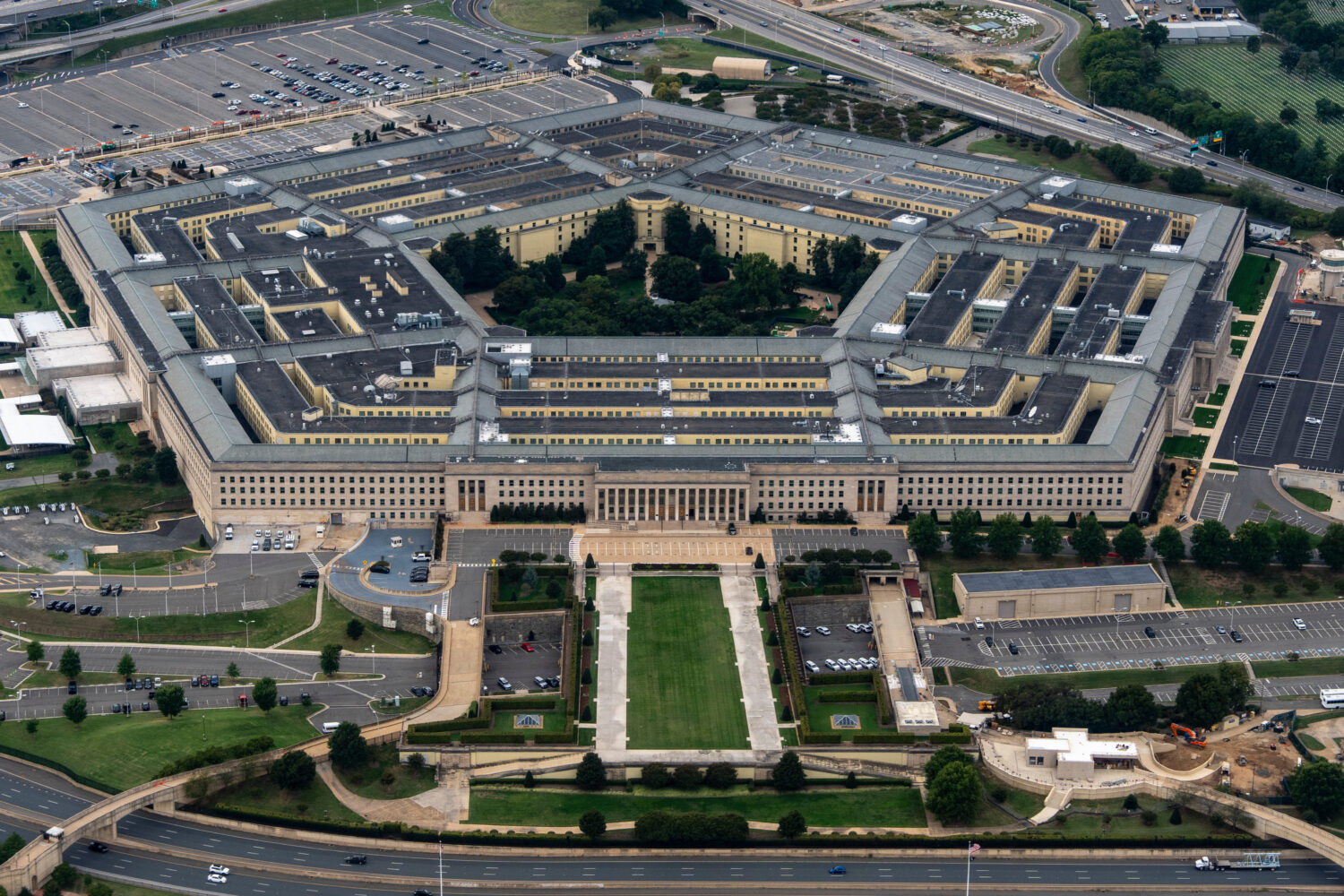 FILE - The Pentagon, the headquarters for the U.S. Department of Defense, is seen from the air, Sep...