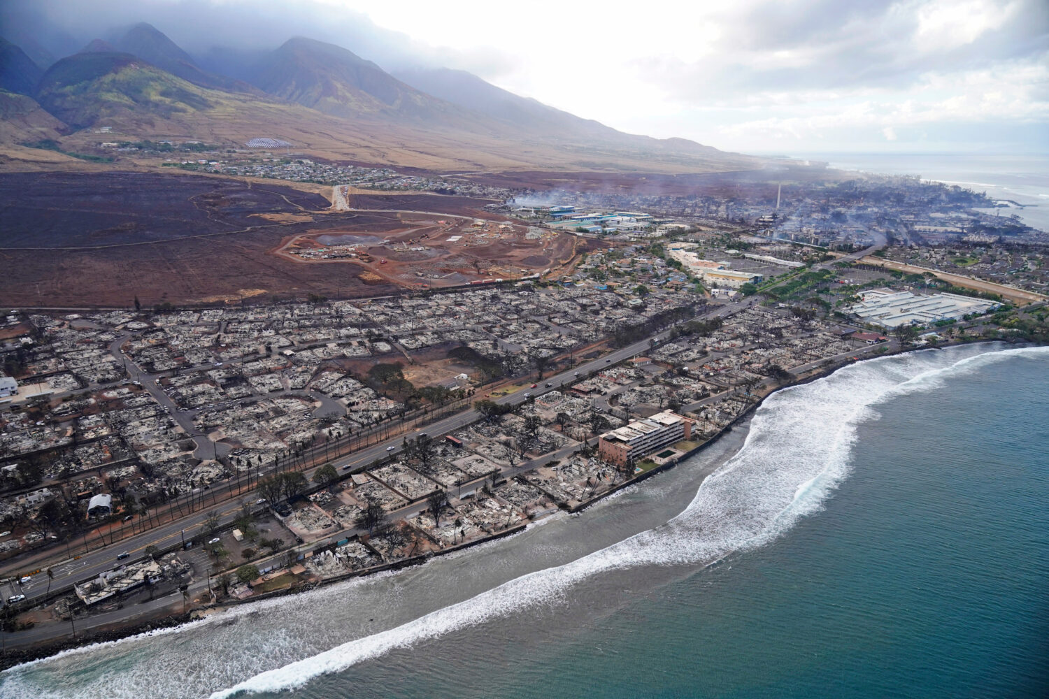 FILE - Wildfire wreckage is shown in Lahaina, Hawaii, Aug. 10, 2023. (AP Photo/Rick Bowmer, File)Cr...