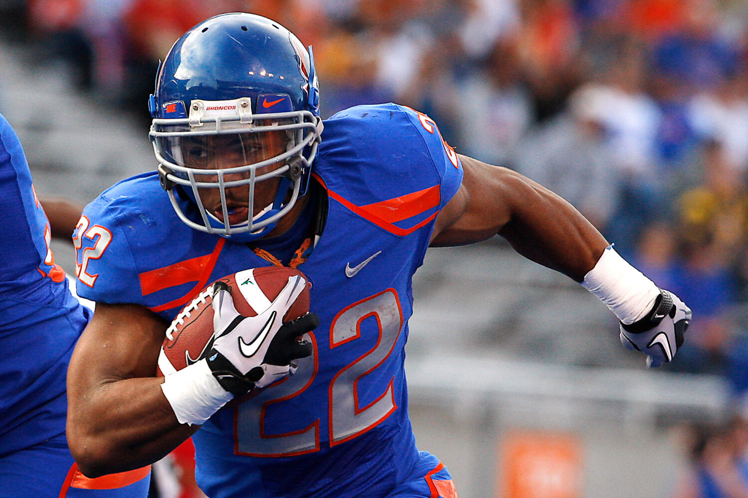 FILE - Boise State's doug Martin runs for a first down during the first half of the NCAA college fo...
