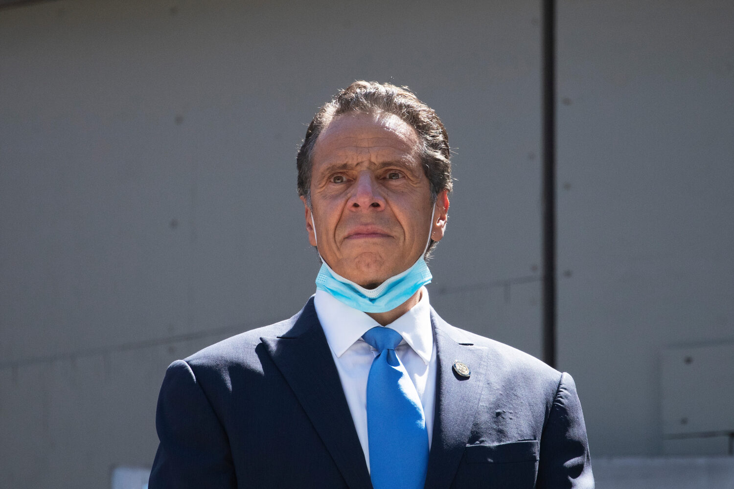 FILE - New York Gov. Andrew Cuomo attends a ceremony at the St. Nicholas Greek Orthodox Church, Aug...