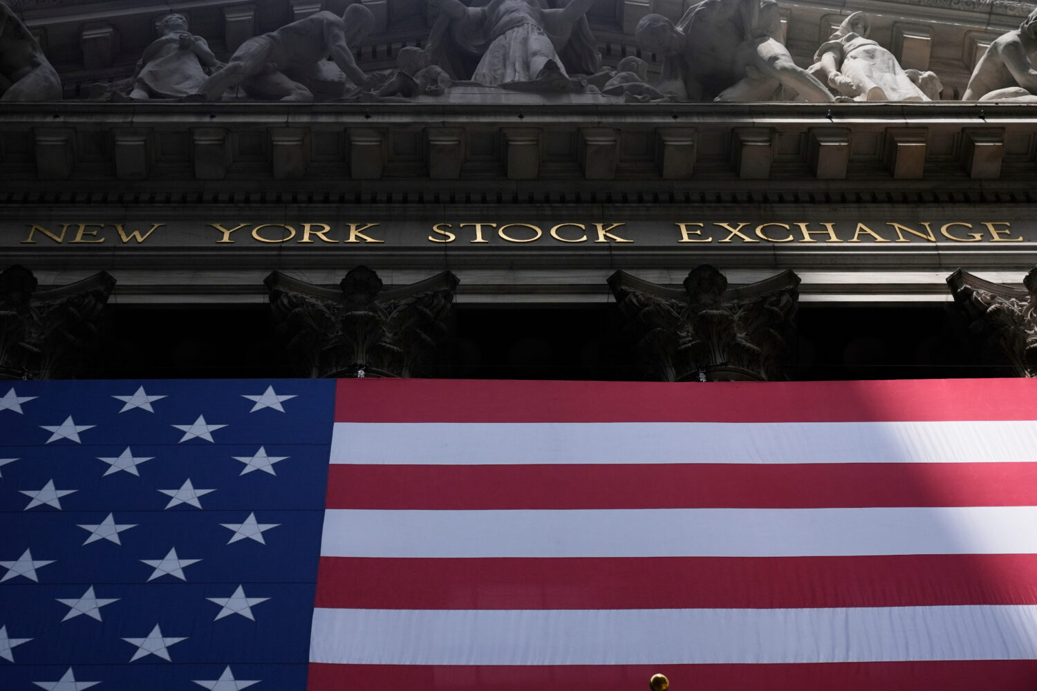 FILE - The New York Stock Exchange is seen in New York, July 14, 2025. (AP Photo/Seth Wenig, file)C...