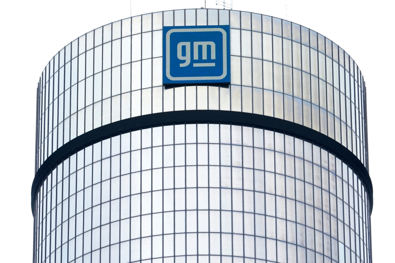 FILE - The General Motors logo is seen at its headquarters in Detroit on April 24, 2024. (AP Photo/...