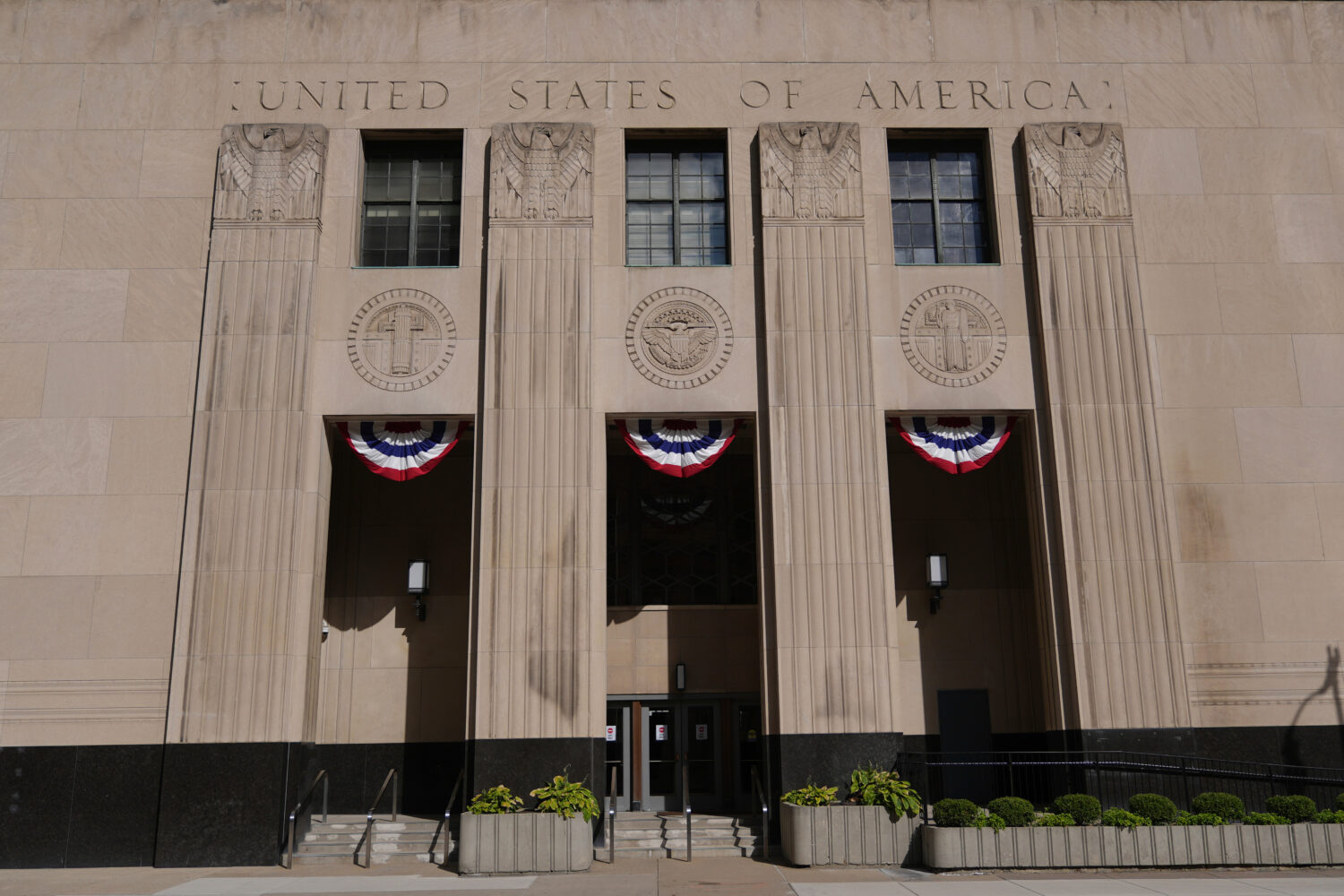 FILE - The U.S. District Court is seen, Wednesday, Sept. 10, 2025, in Detroit. (AP Photo/Ryan Sun. ...