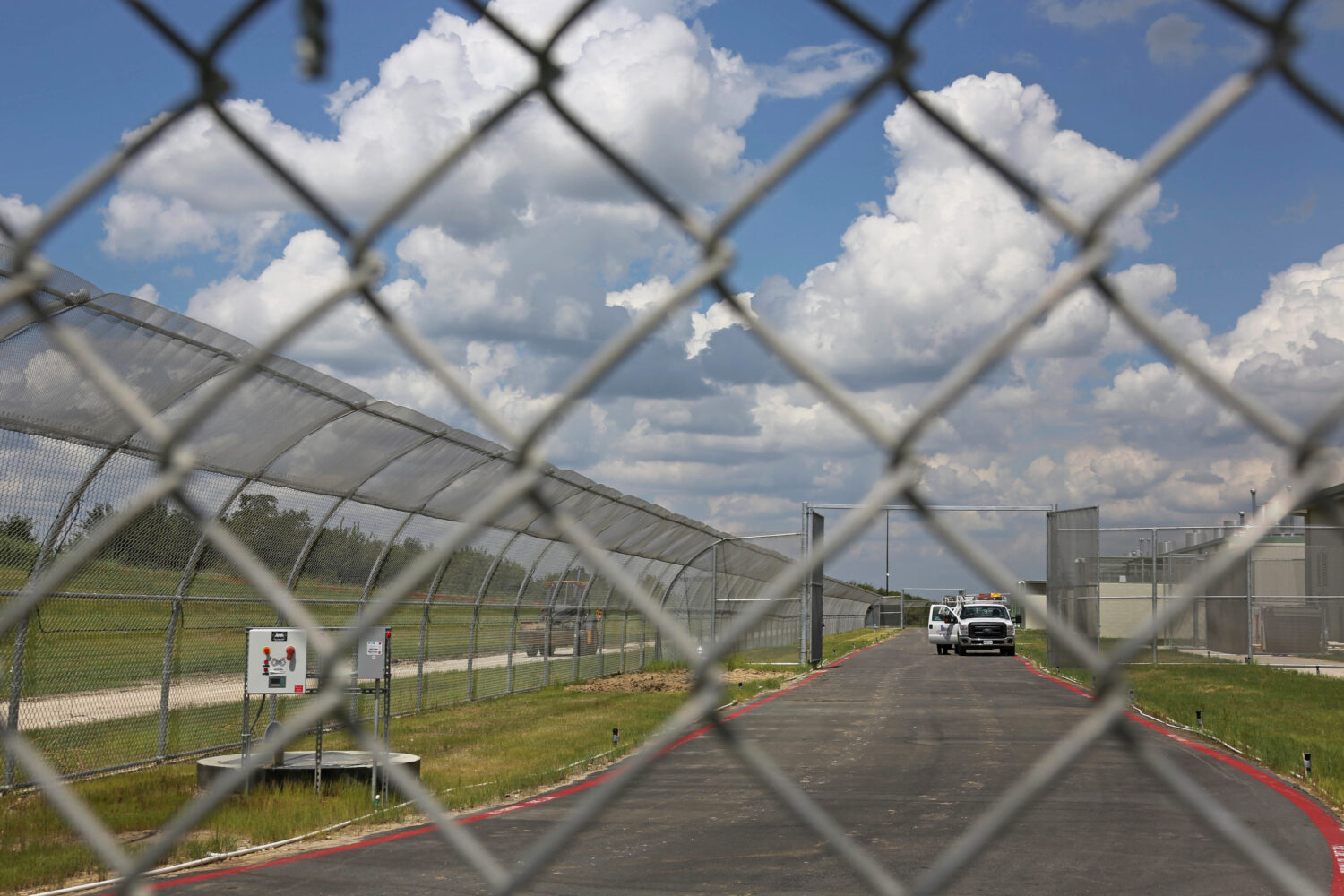 FILE - The Prairieland Detention Center is seen, Sept. 15, 2016, in Alvarado, Texas. (Louis DeLuca/...