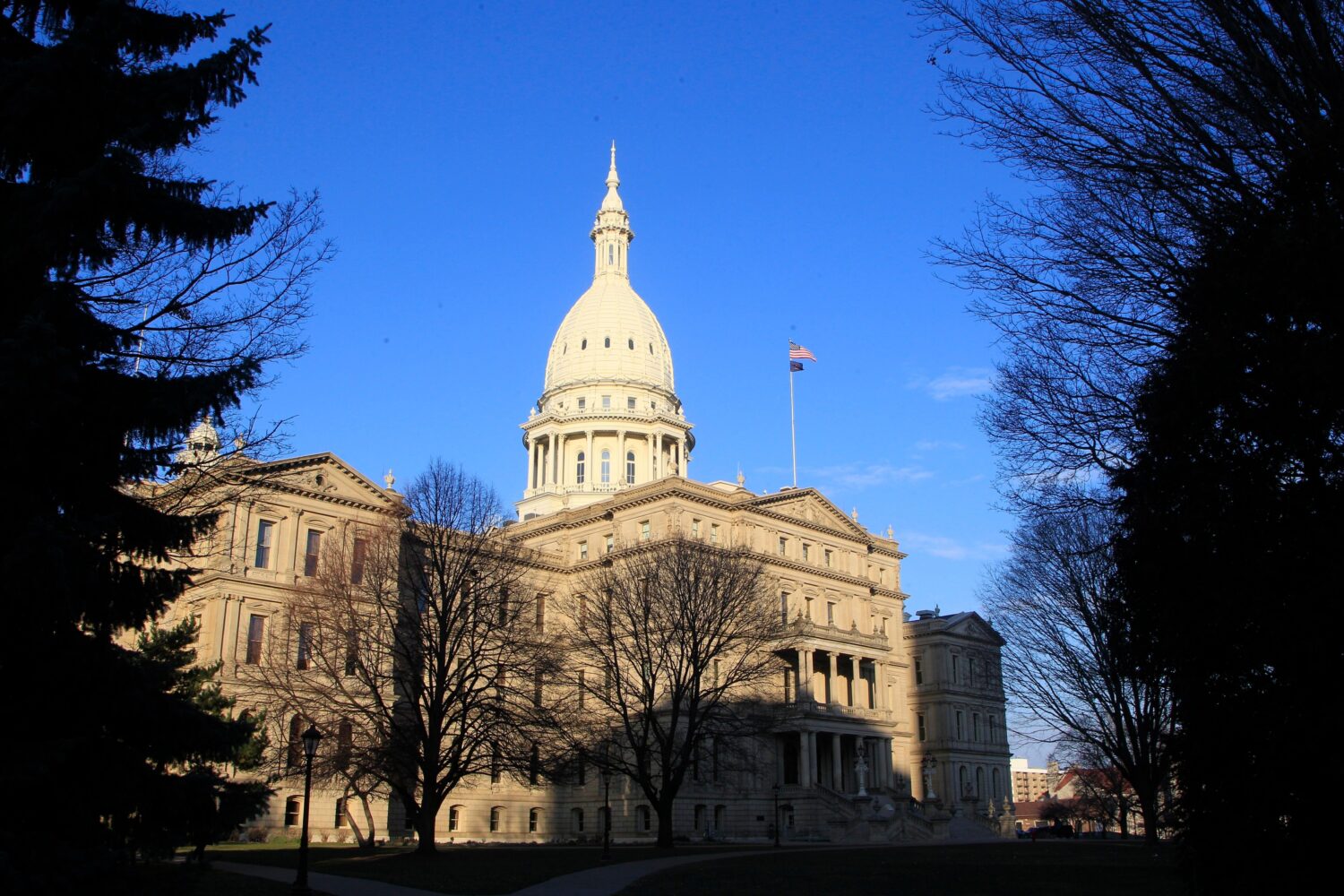 FILE - The state Capitol building is seen on Dec. 12, 2012, in Lansing, Mich. (AP Photo/Carlos Osor...