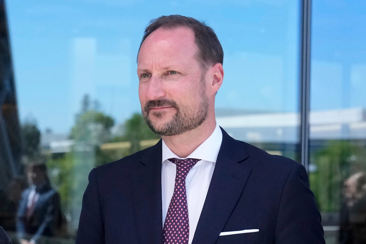 FILE - Norwegian Crown Prince Haakon is photographed outside of a NVIDIA office in Santa Clara, Cal...
