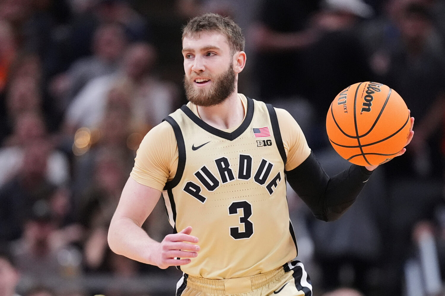 FILE - Purdue guard Braden Smith (3) plays against Southern California during the first half of an ...