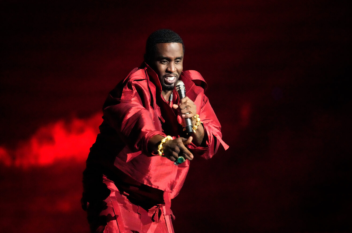 FILE - Sean "Diddy" Combs performs during the MTV Video Music Awards, Sept. 12, 2023, at the Pruden...