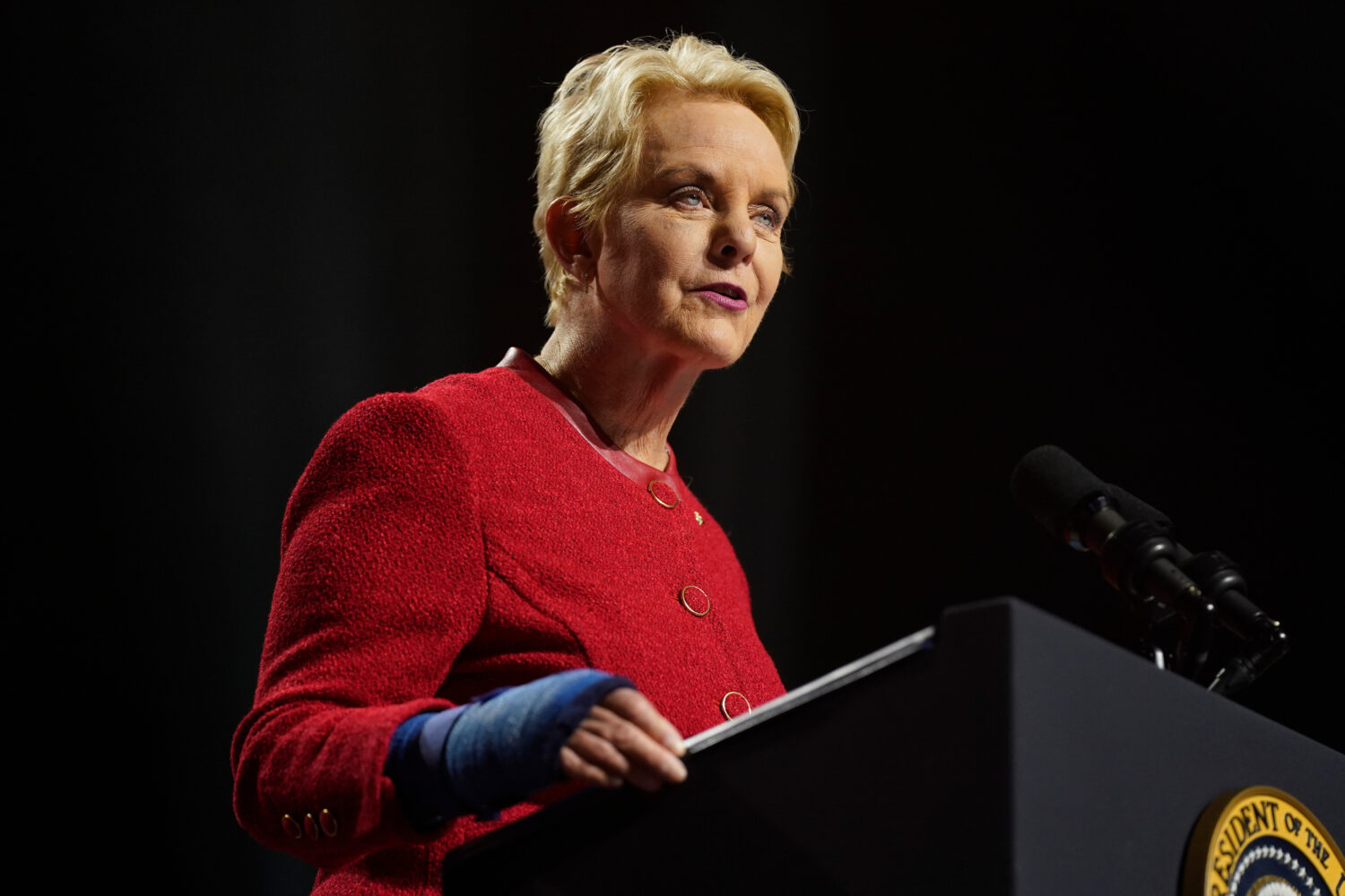 FILE - Cindy McCain, executive director of the World Food Programme and wife of the late Sen. John ...