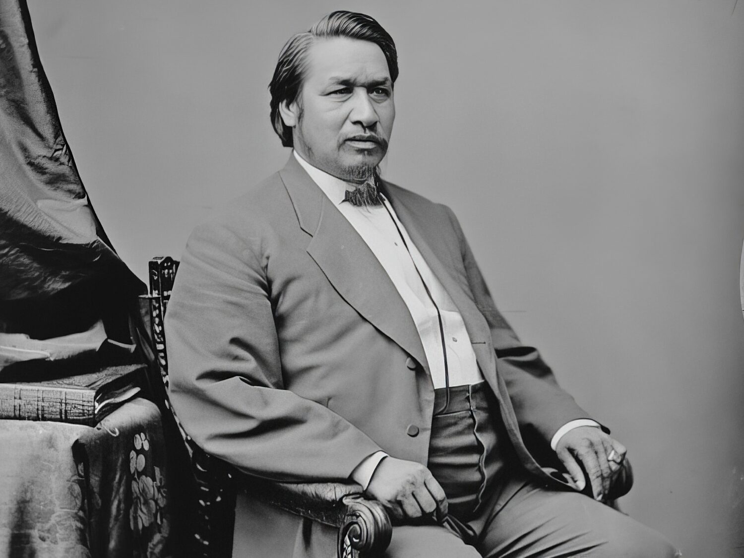 This undated image, from the National Archives, shows Ely Parker. (National Archives via AP)Credit:...