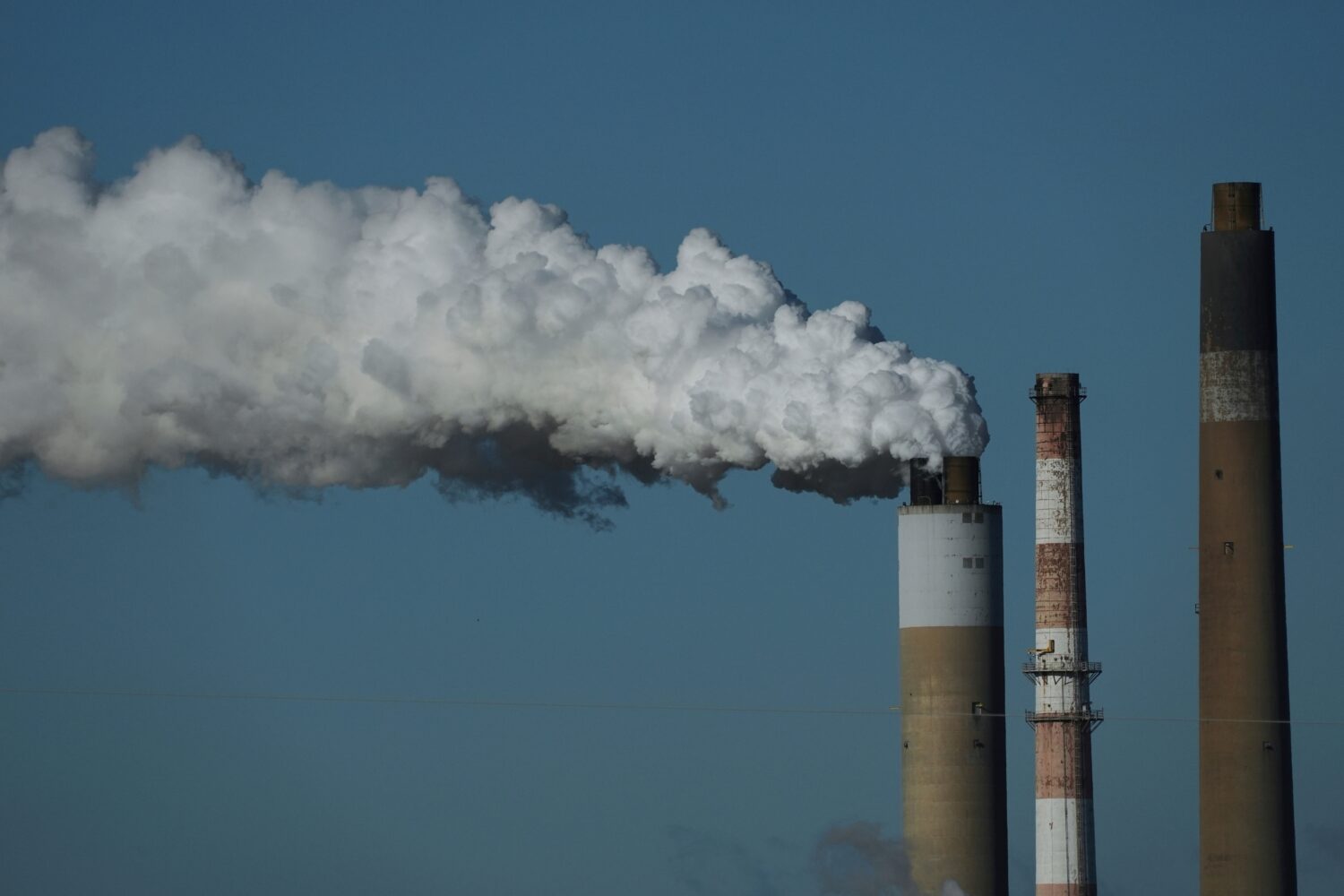 FILE - The Warrick Power Plant, a coal-powered generating station, operates April 8, 2025, in Newbu...