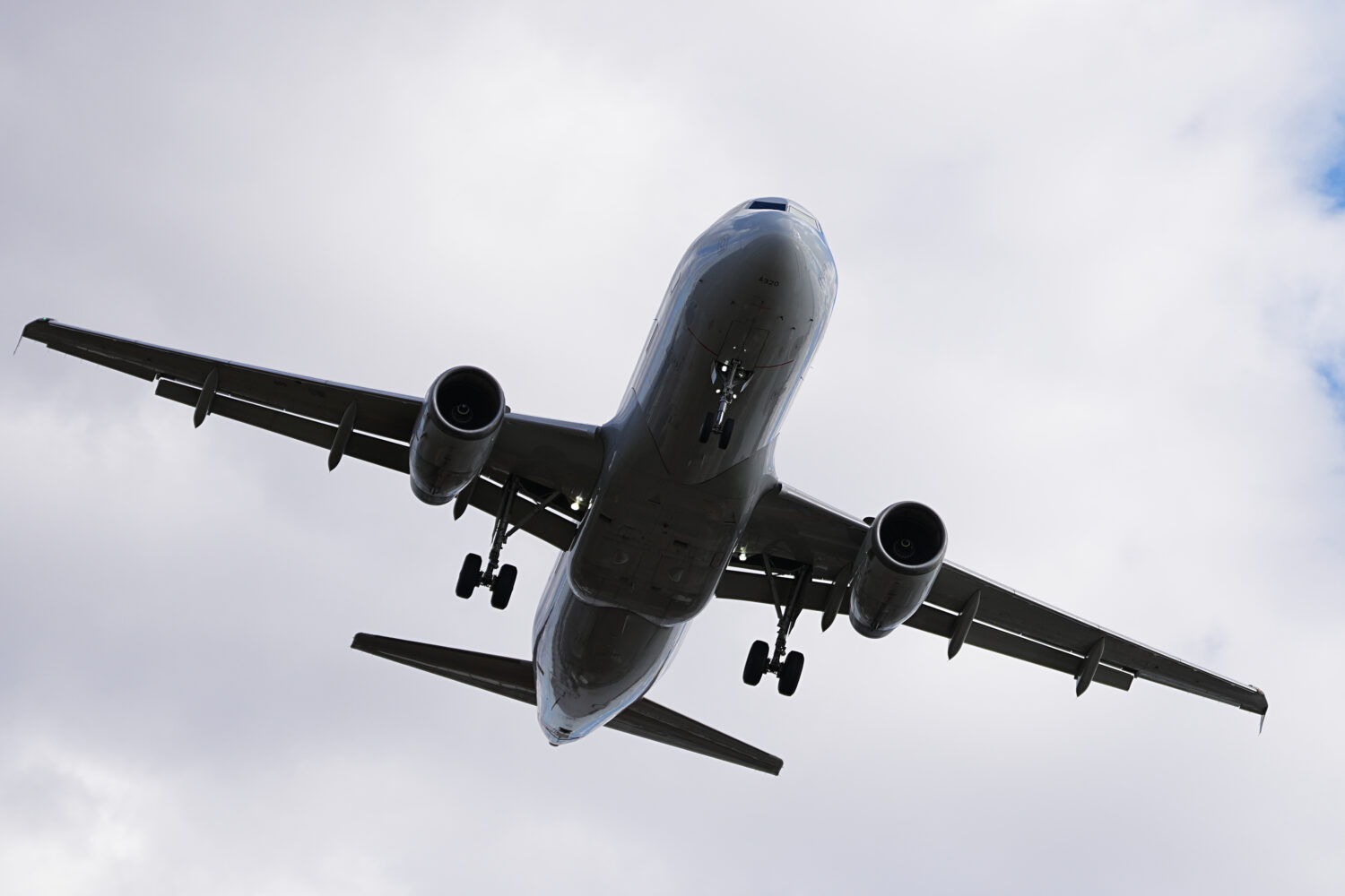 An aircraft approaches Philadelphia International Airport in Philadelphia, Thursday, Nov. 6, 2025. ...