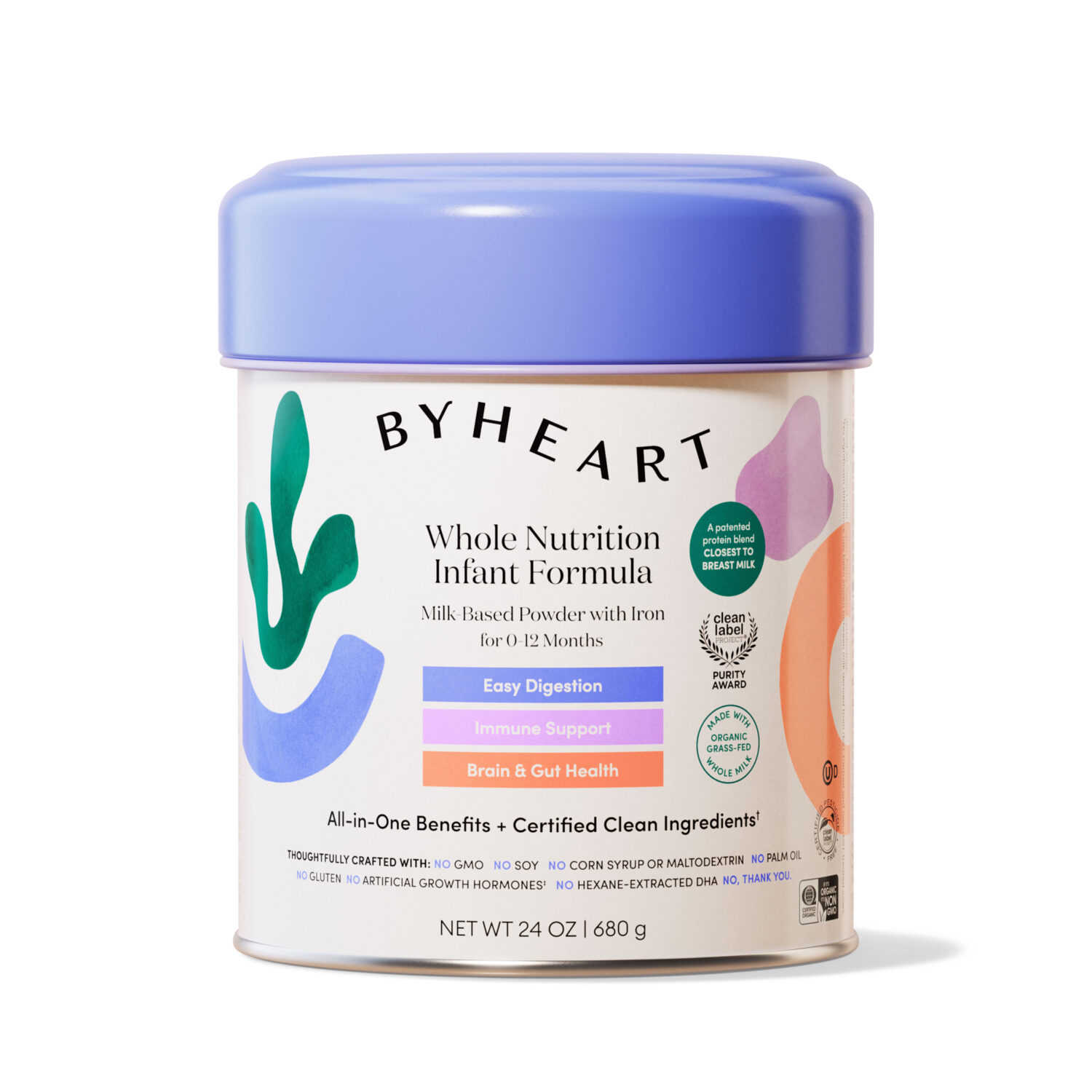This undated image provided by ByHeart shows ByHeart formula products.(ByHeart via AP)Credit: ASSOC...
