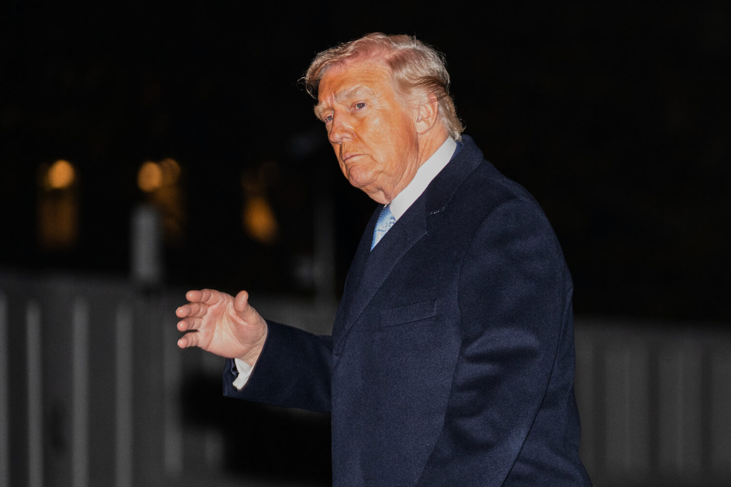President Trump returns to the White House following a weekend in Palm Beach, Fla., Sunday, Nov. 16...