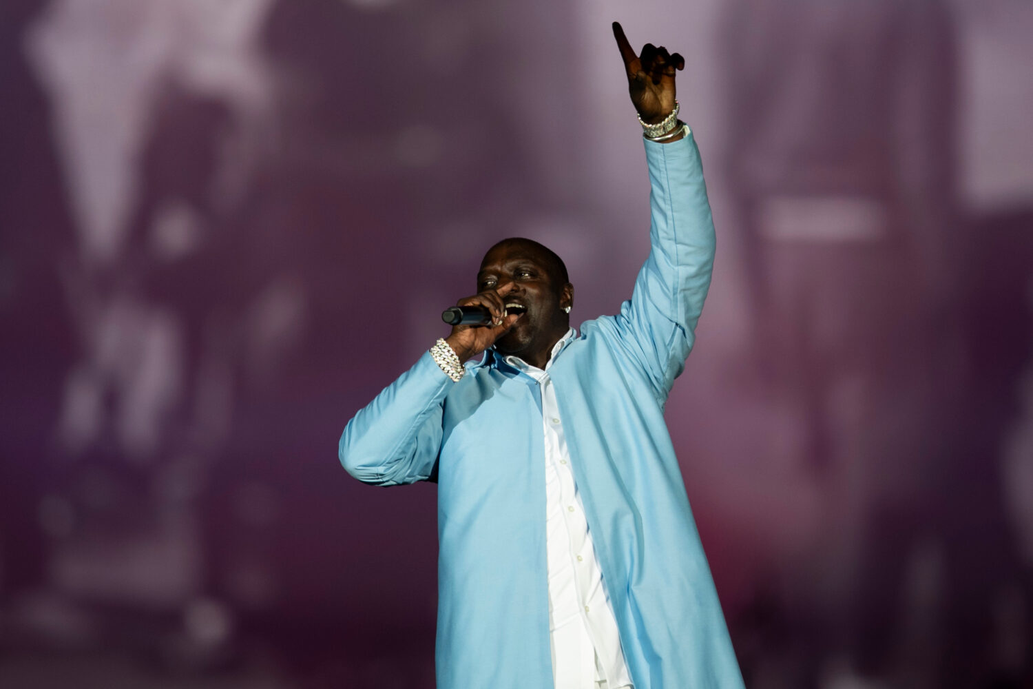 FILE - Akon performs at the Rock in Rio music festival in Rio de Janeiro, Sept. 22, 2024. (AP Photo...