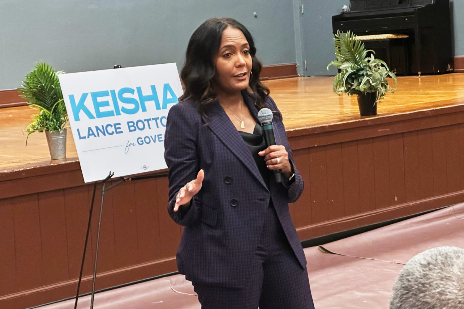 Atlanta Mayor Keisha Lance Bottoms speaks during a campaign stop in her 2026 Democratic bid for gov...