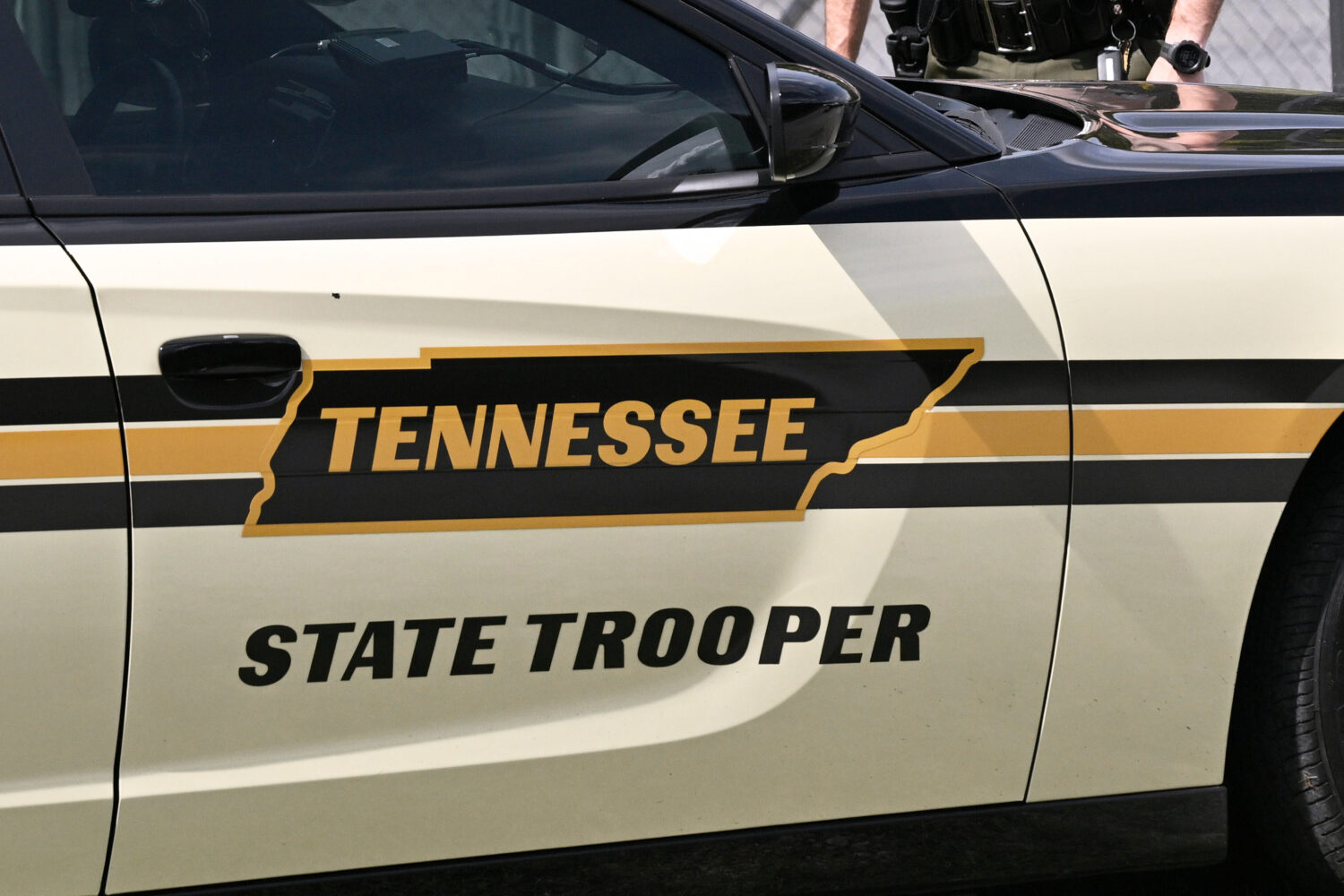 FILE - A Tennessee State squad car is seen, Oct. 10, 2025, in Bucksnort, Tenn. (AP Photo/John Amis,...