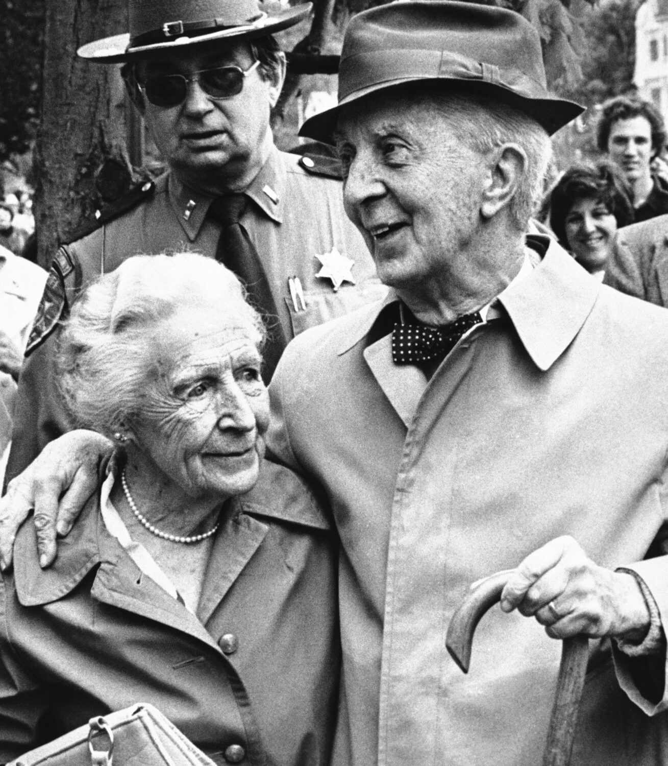 FILE - Artist Norman Rockwell, right and his wife Molly, left, in his last public appearance at a '...