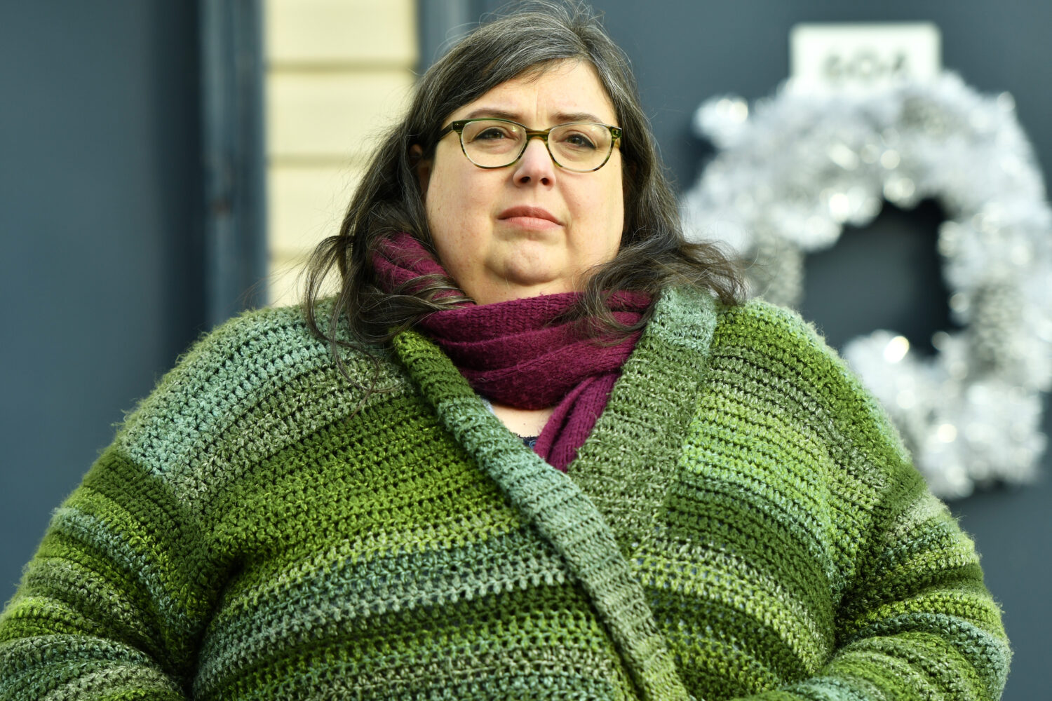 Lynn Weidner, a home care worker who worries that the cost of her health insurance plan in the Affo...