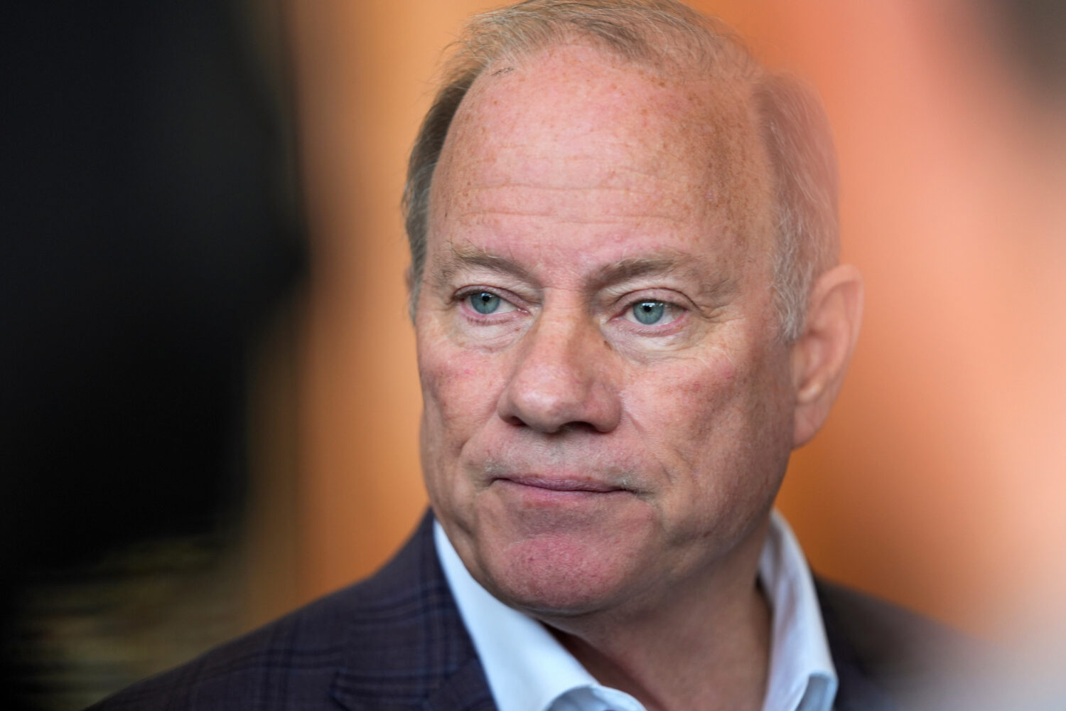 FILE - Detroit Mayor Mike Duggan speaks to city employees in Detroit, Nov. 13, 2024. (AP Photo/Paul...