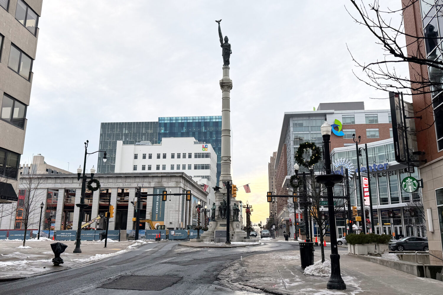 A street scene in Allentown, Pa., Tuesday, Dec. 16, 2025. (AP Photo/Steven Sloan)Credit: ASSOCIATED...
