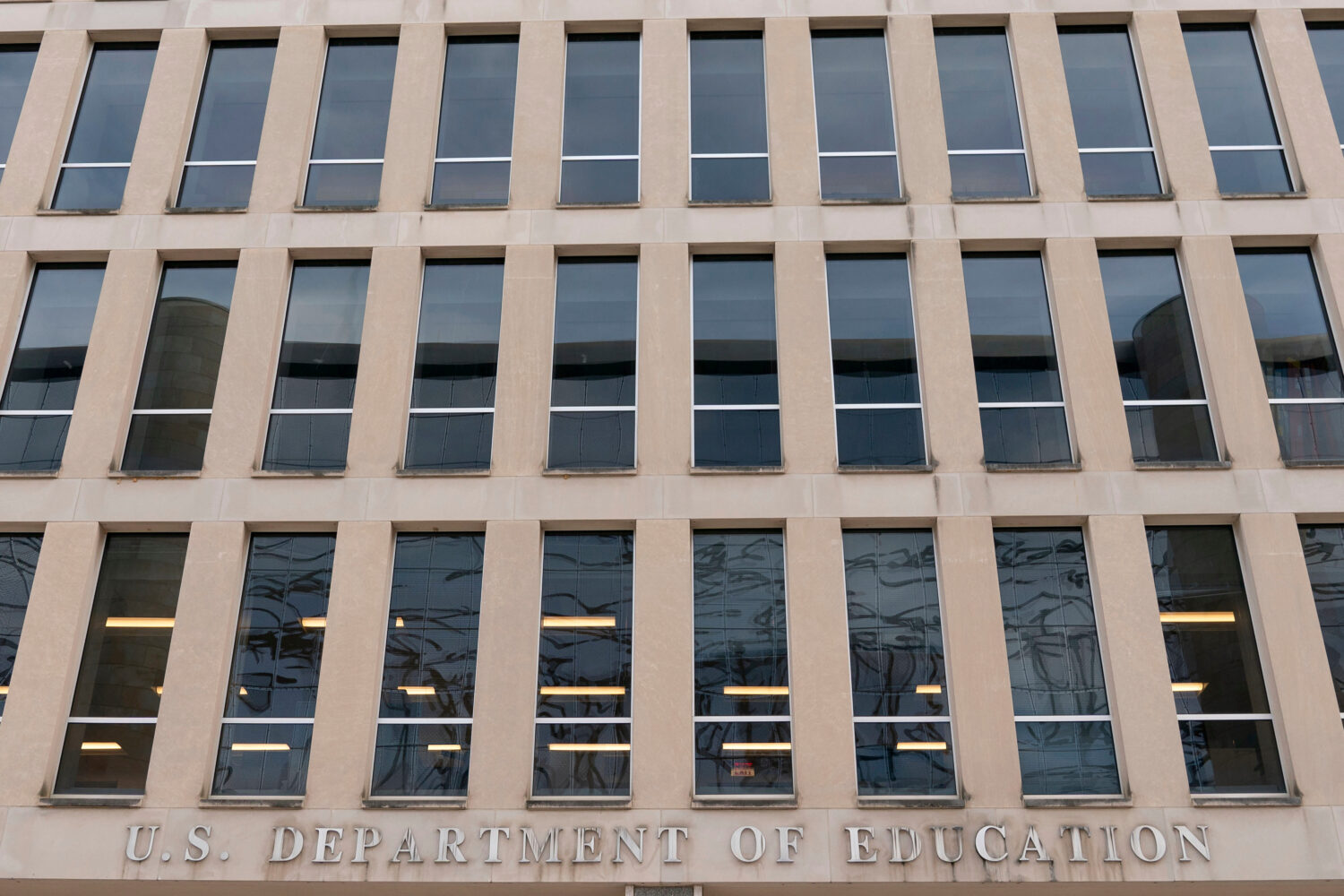 FILE - The U.S. Department of Education building is seen in Washington, Nov. 18, 2024. (AP Photo/Jo...