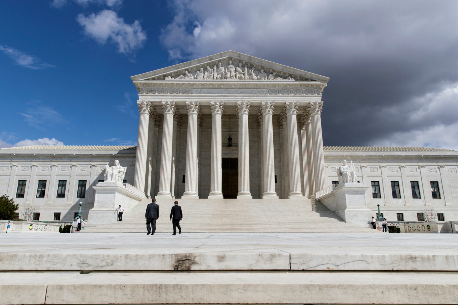 FILE - The Supreme Court Building is seen in Washington on March 28, 2017. (AP Photo/J. Scott Apple...