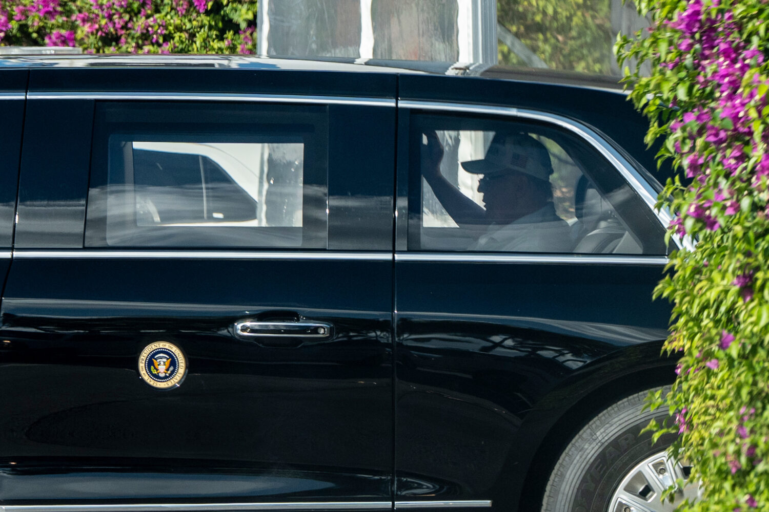 President Donald Trump departs his Mar-a-Lago club, Monday, Dec. 22, 2025, in Palm Beach, Fla. (AP ...