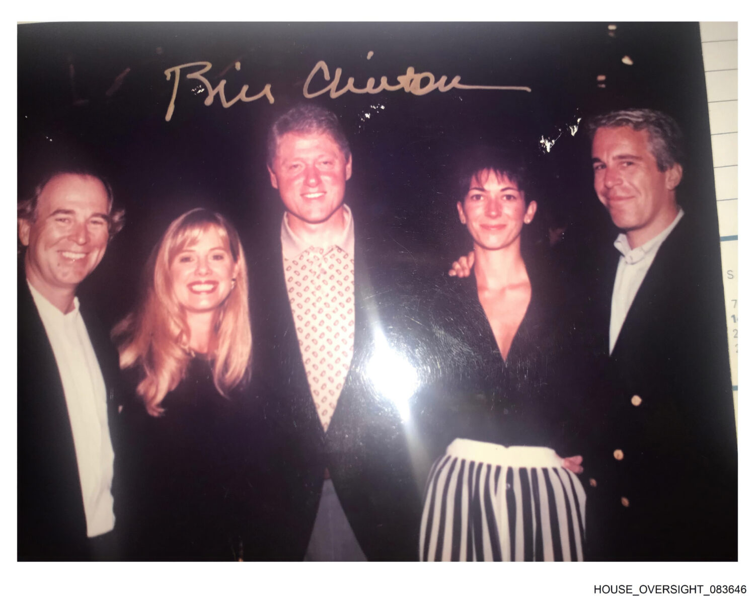 This undated photo released by Democrats on the House Oversight Committee shows former President Bi...